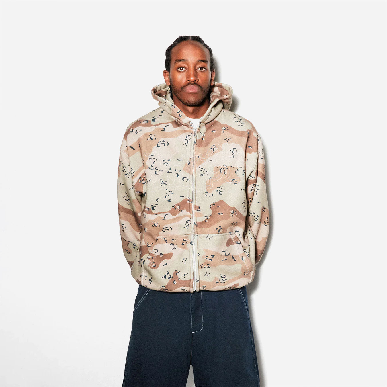 Butter Goods  - Breakdown Zip-Thru Hood - Desert Camo