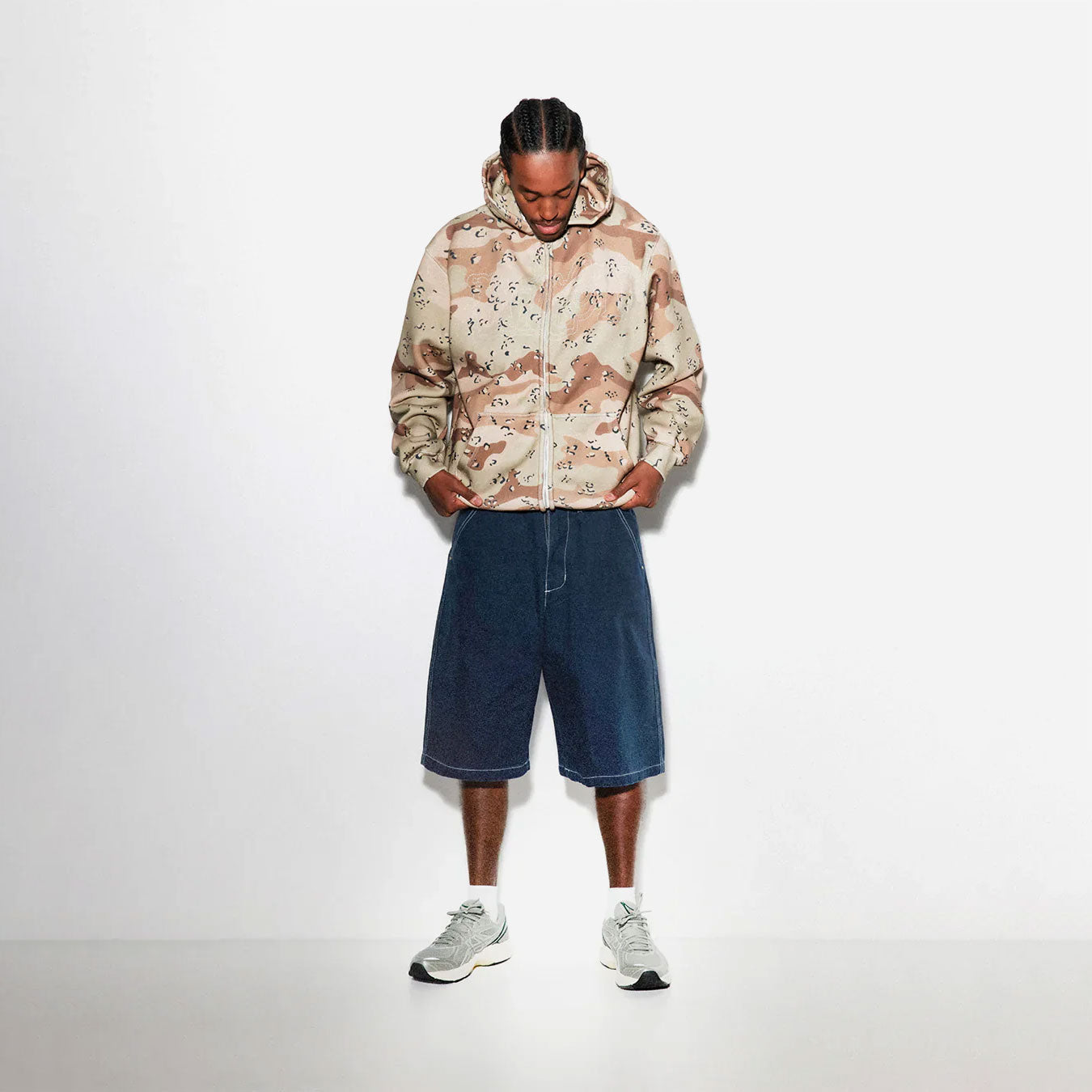Butter Goods  - Breakdown Zip-Thru Hood - Desert Camo