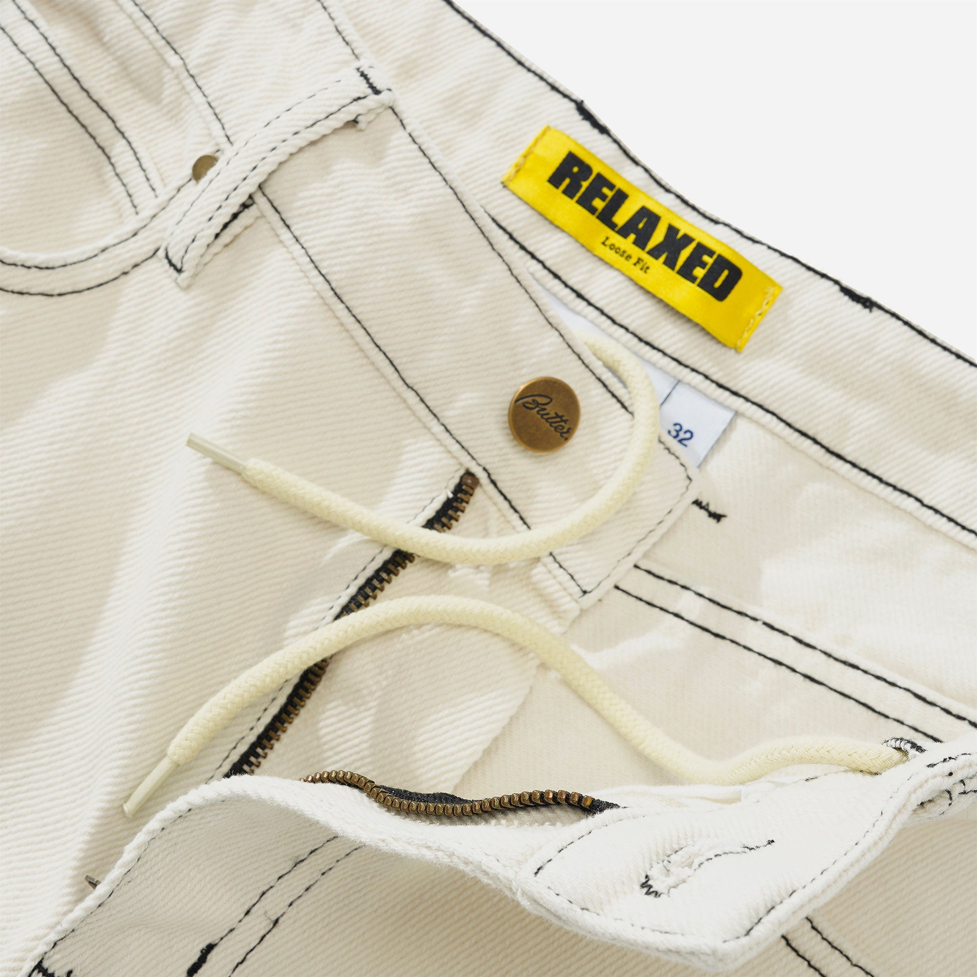 Butter Goods - Art Denim Jeans (RELAXED) - Bone