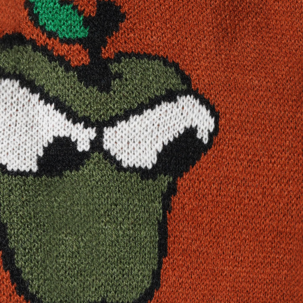 Butter Goods - Big Apple Skull Beanie - Brick