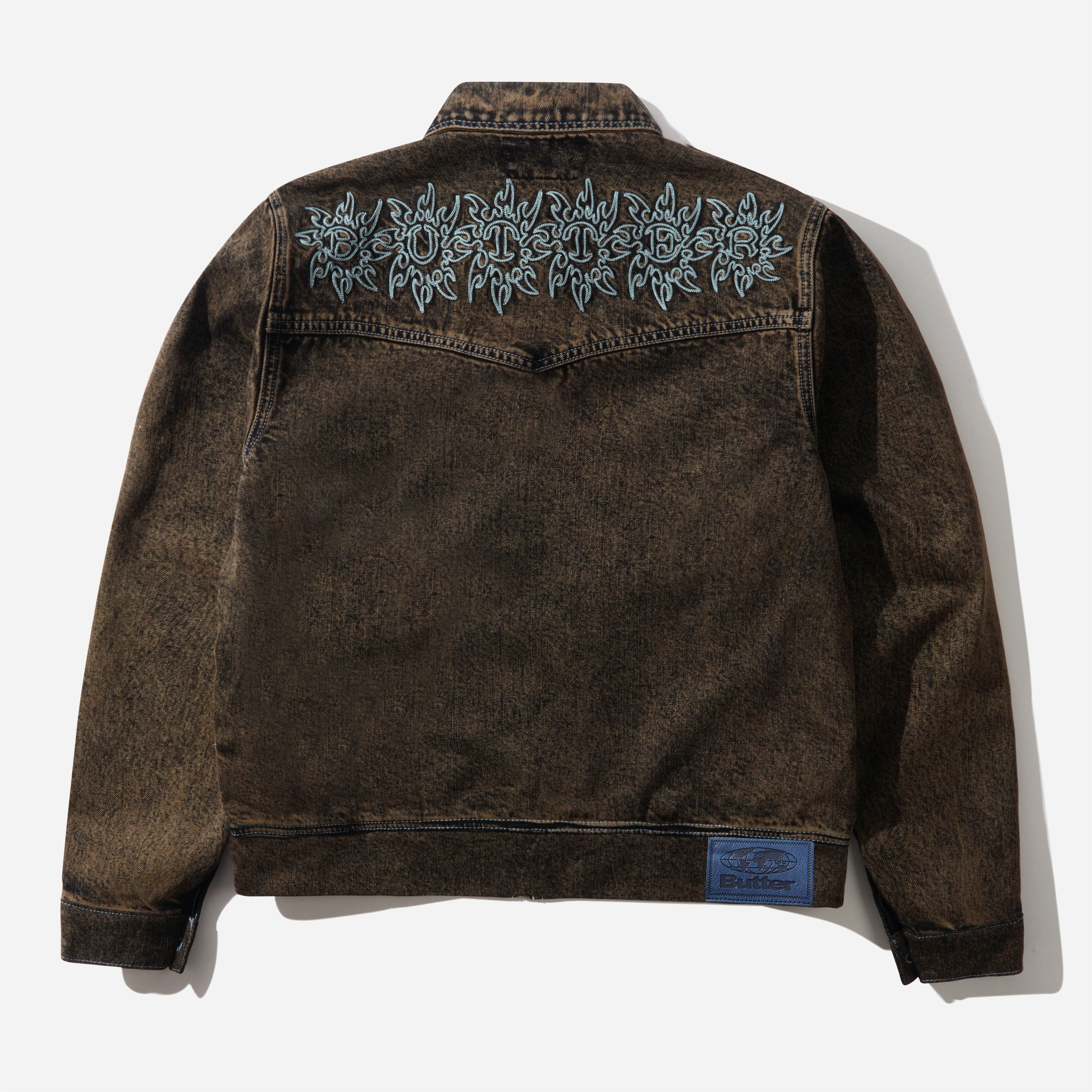 Butter Goods - Bronco Denim Jacket - Tinted Brown