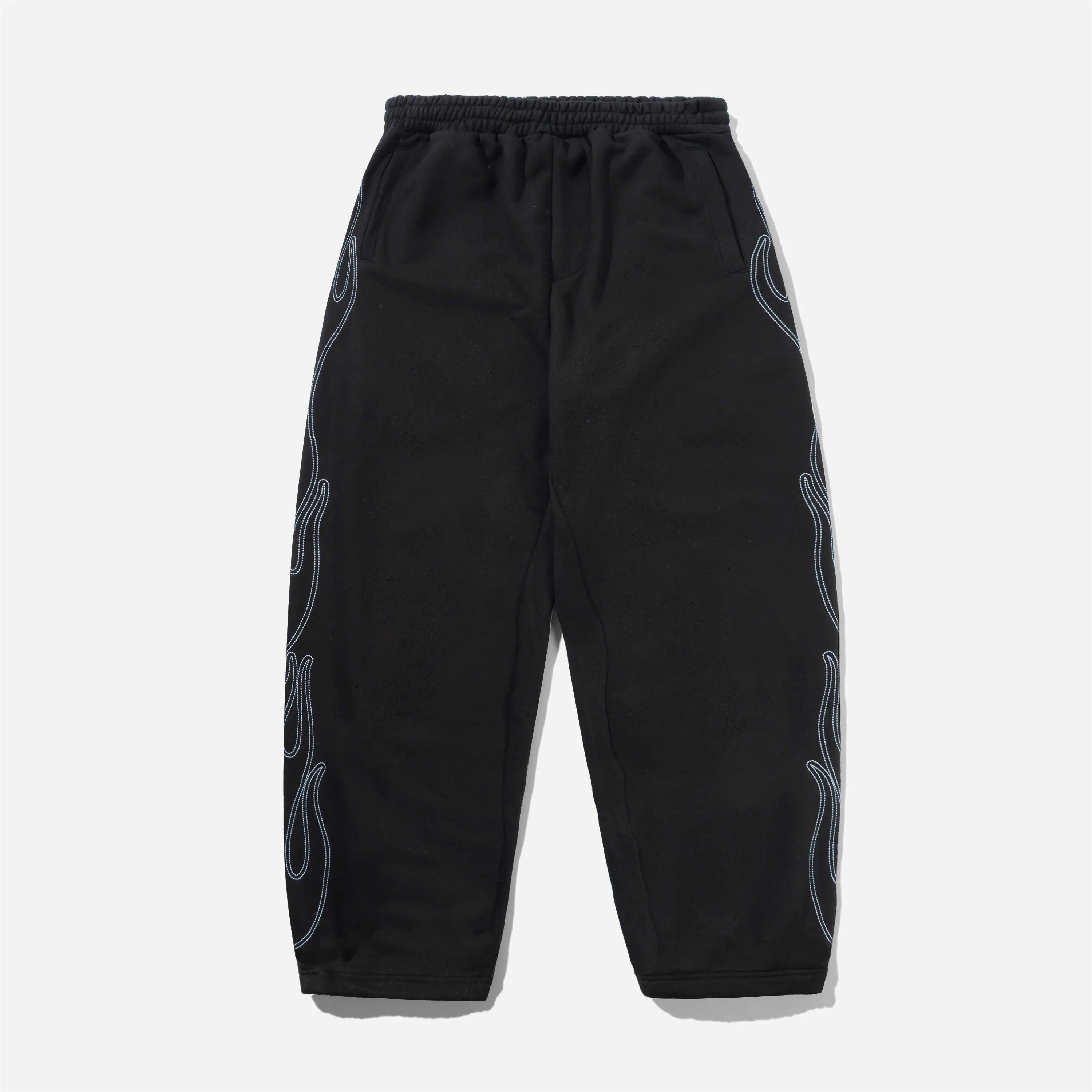 Butter Goods - Flame Fleece Pants Black