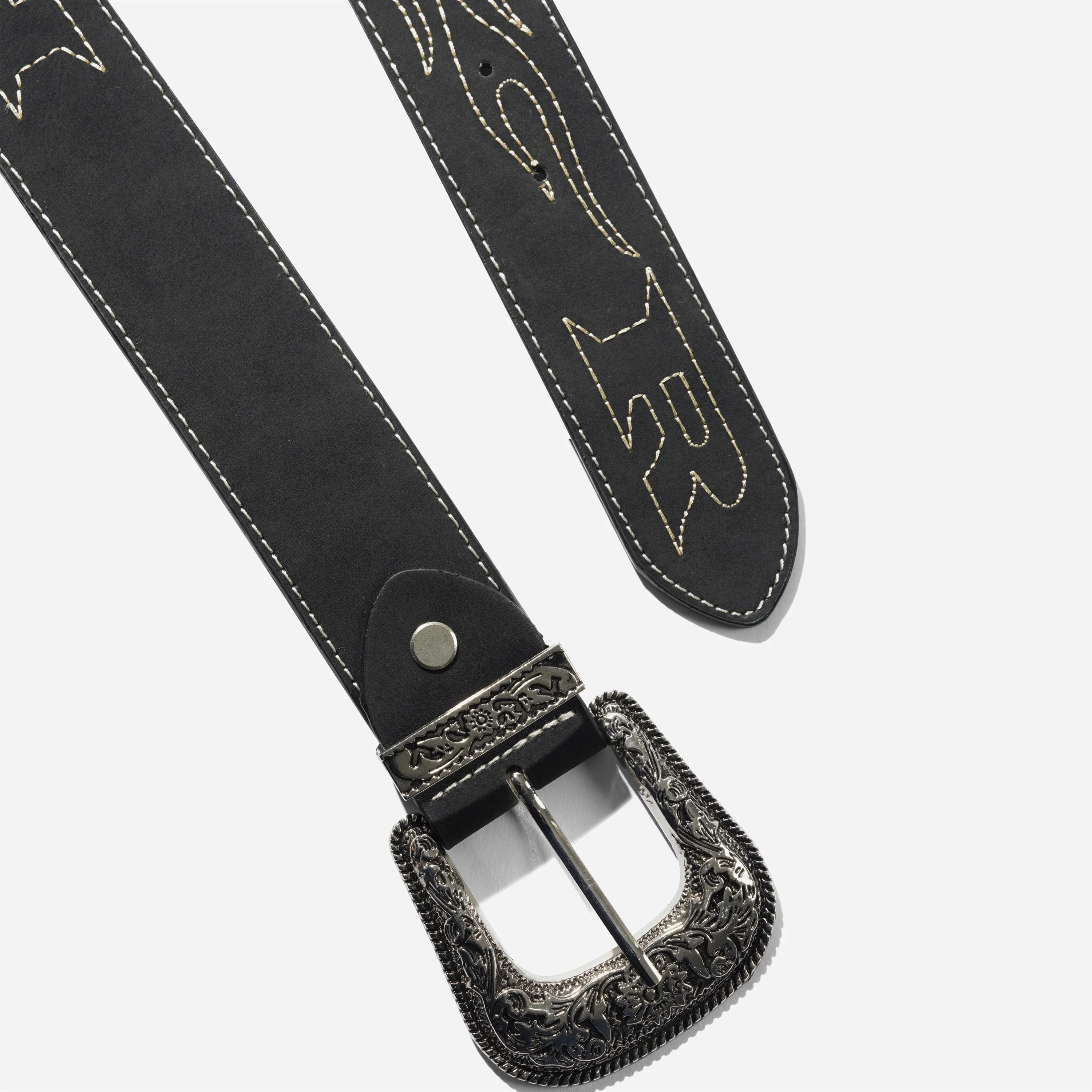 Butter Goods - Flame Stitch Belt Black