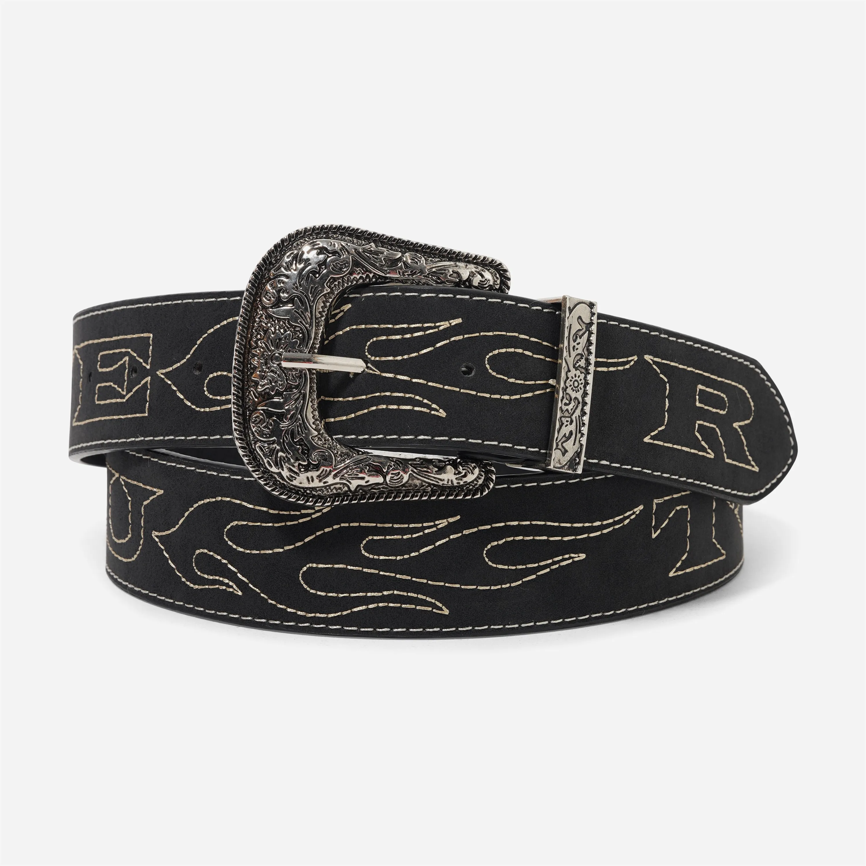 Butter Goods - Flame Stitch Belt Black