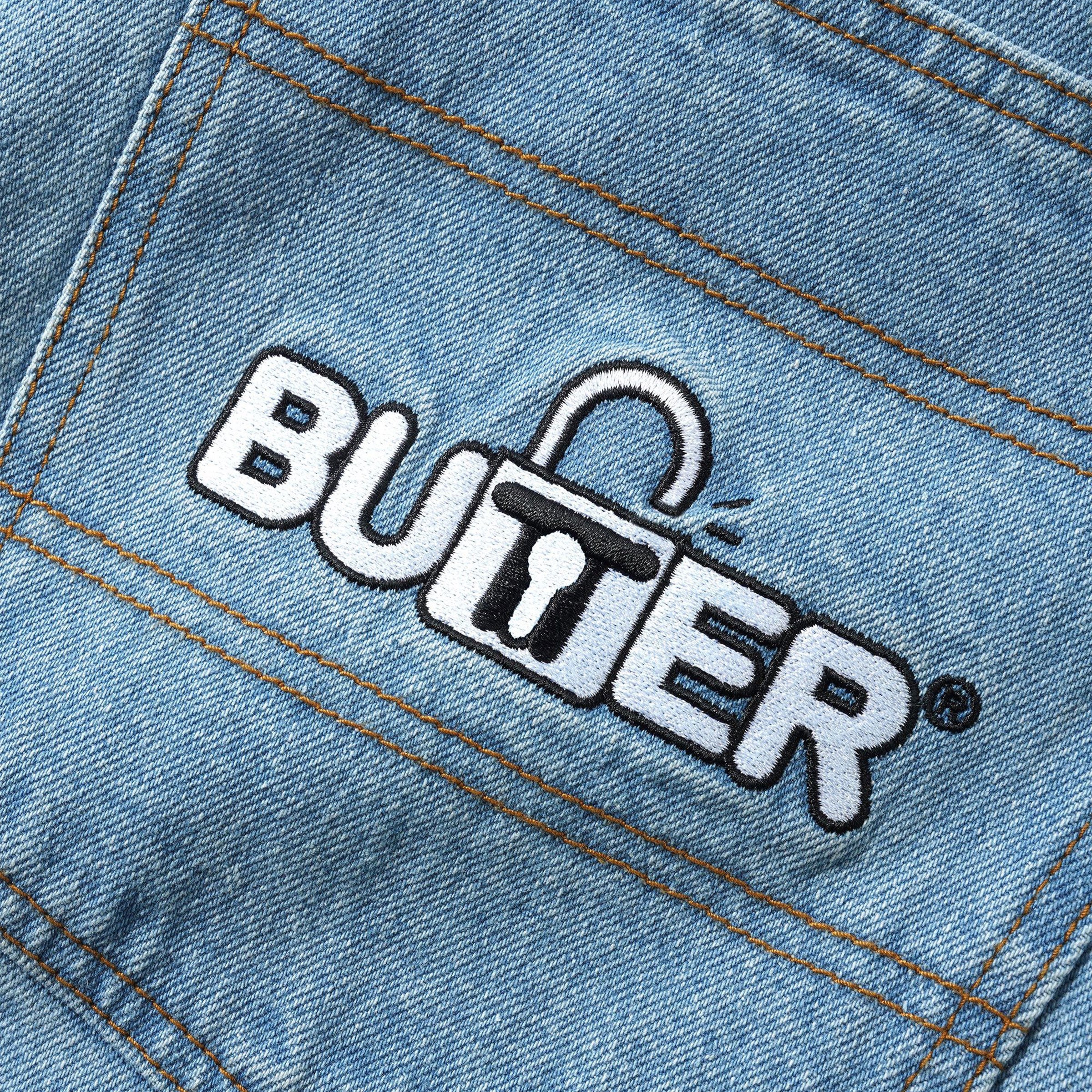 Butter Goods - Lock Baggy Denim Jeans - Light Indigo