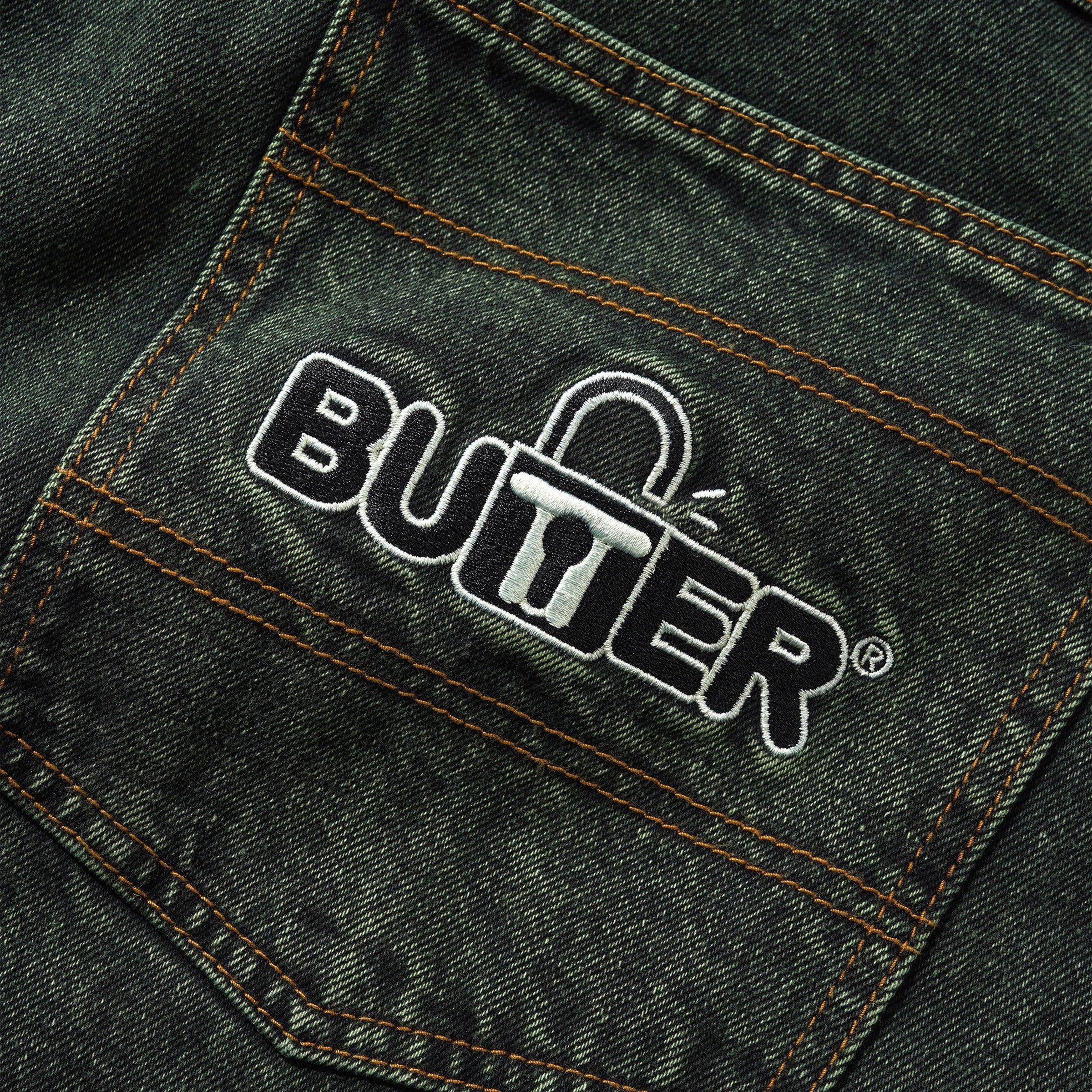 Butter Goods - Lock Baggy Denim Jeans - Washed Ivy