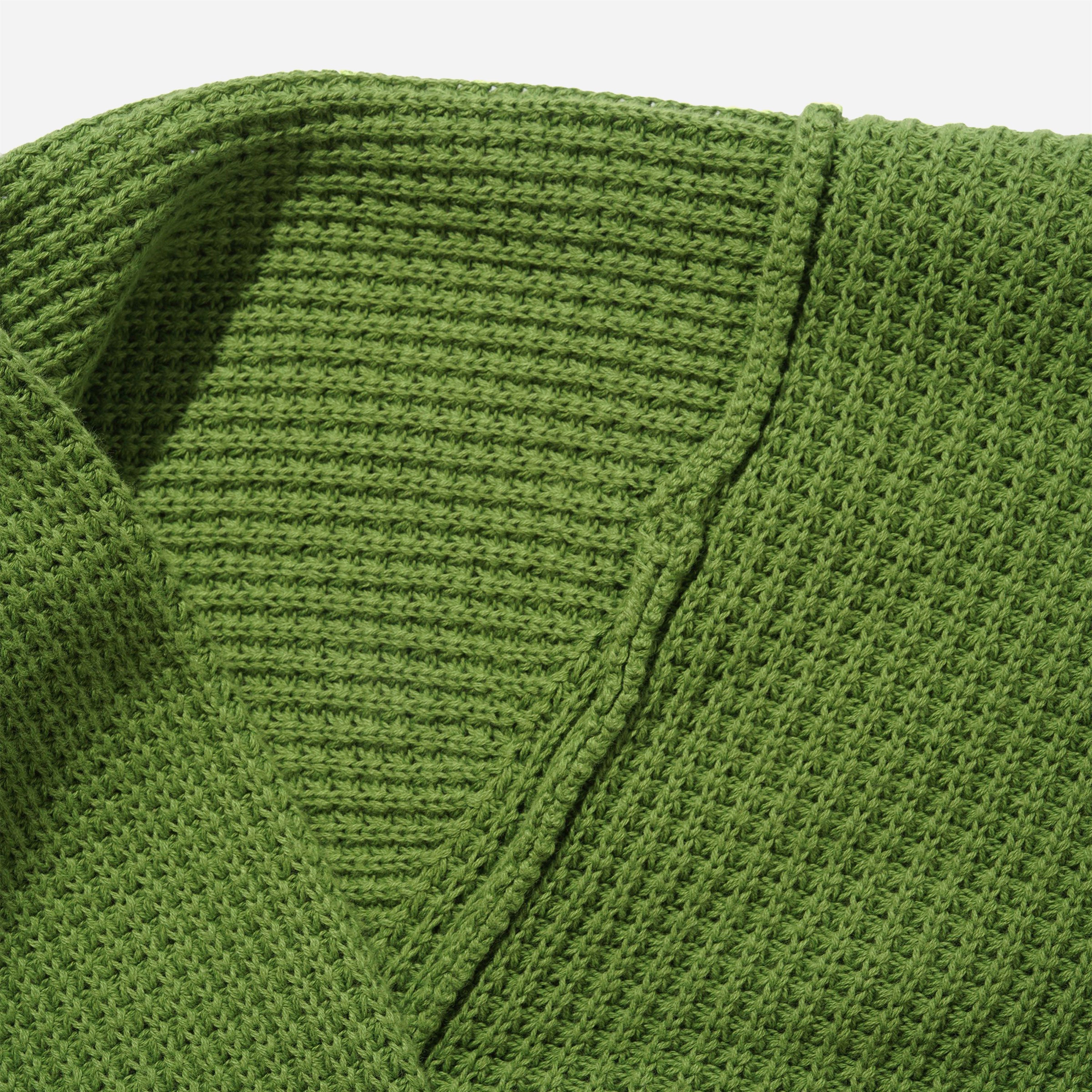 Butter Goods - Newcomer Reversible Knit Sweater - Grass