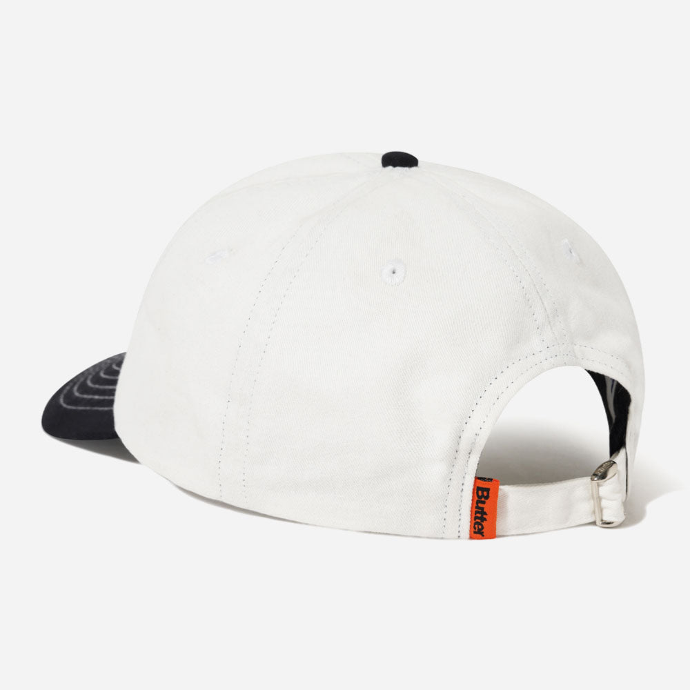 Butter Goods - Rodent 6 Panel Cap - White - Black