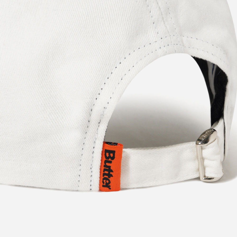 Butter Goods - Rodent 6 Panel Cap - White - Black