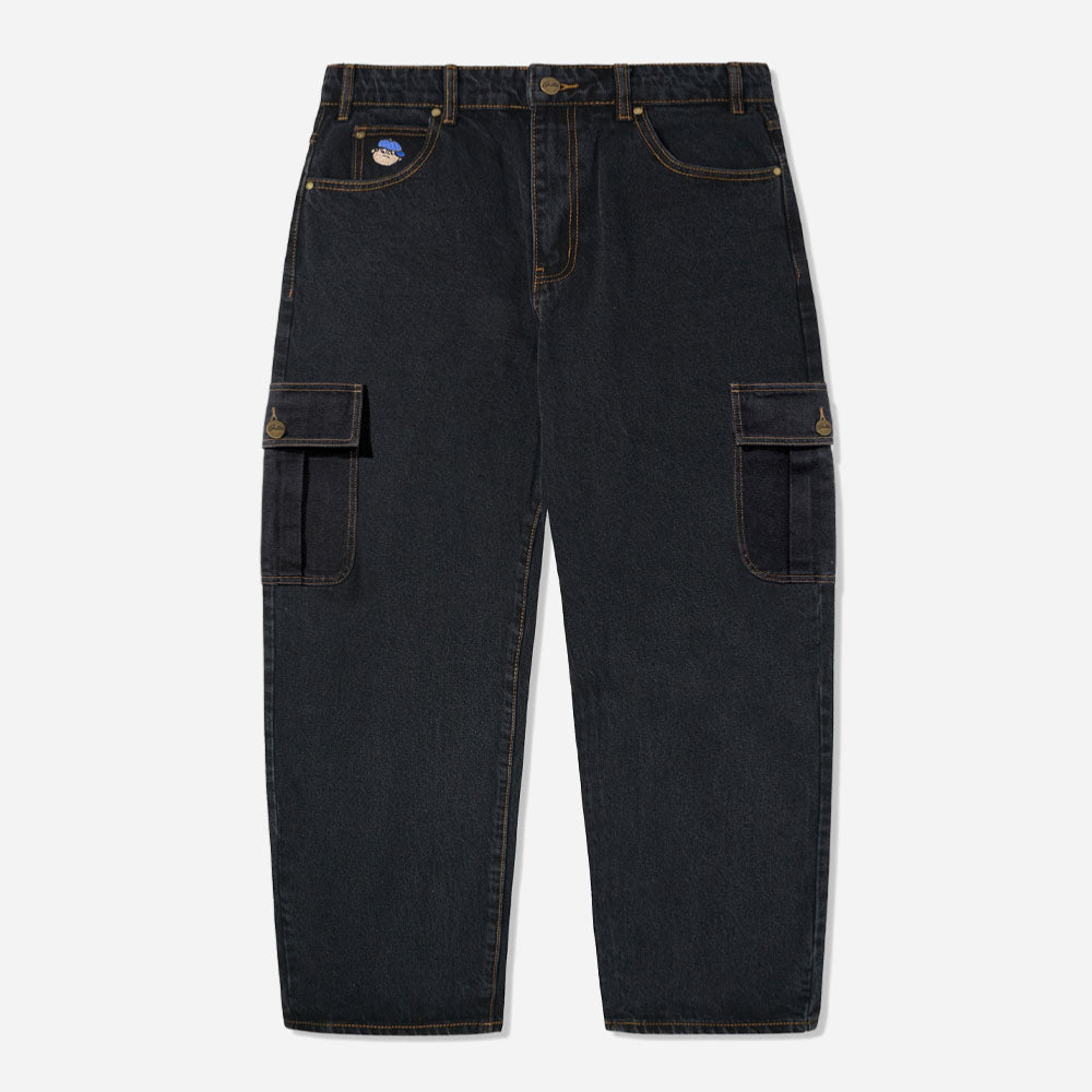 Butter Goods - Santosuosso Cargo Denim Jeans - Washed Black