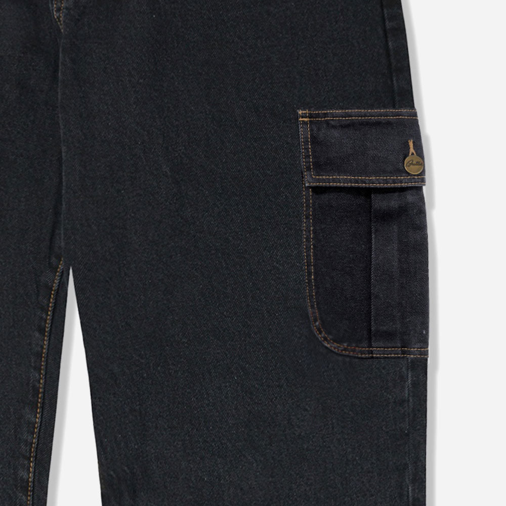 Butter Goods - Santosuosso Cargo Denim Jeans - Washed Black