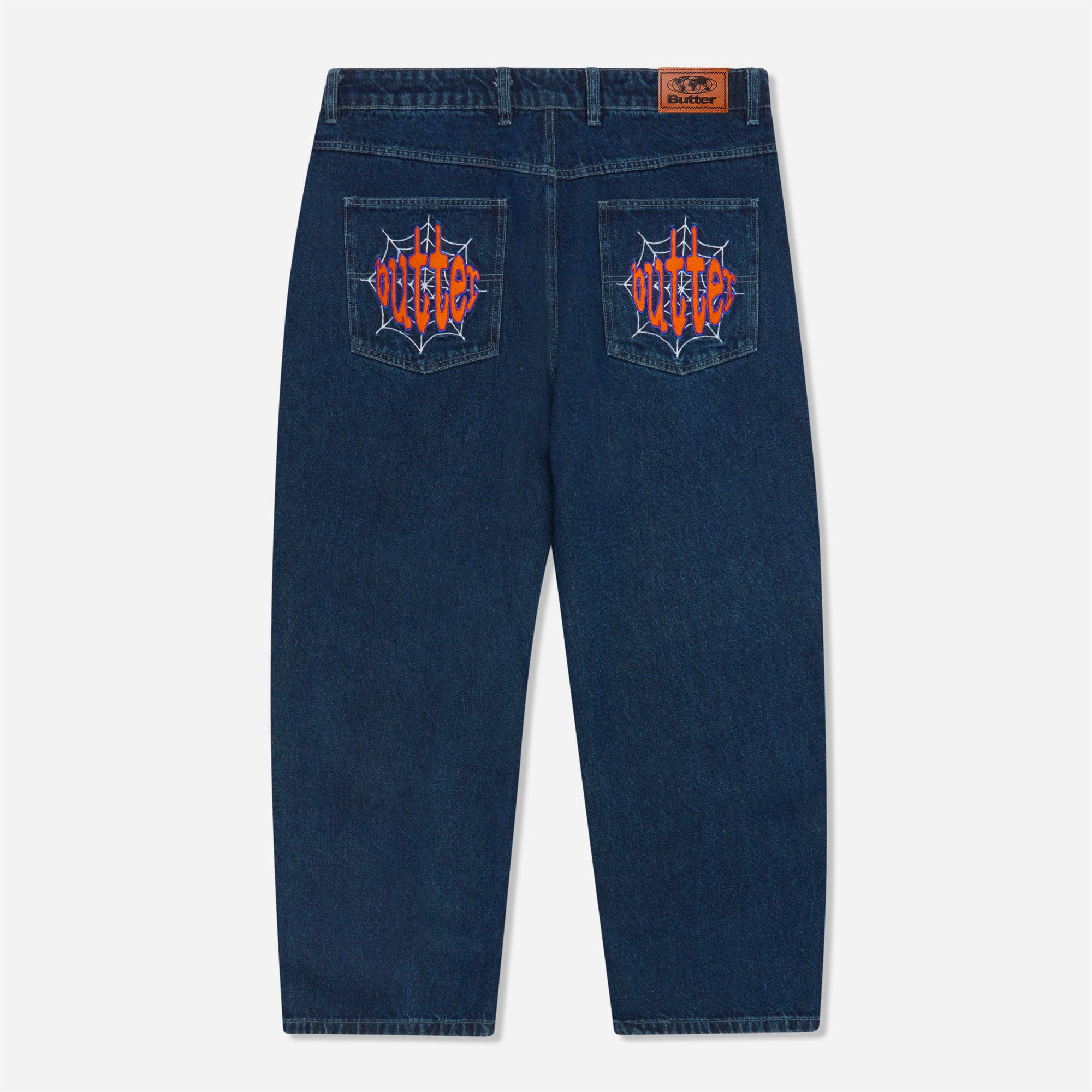 Butter Goods - Spider Denim Jeans (Baggy) - Dark Indigo