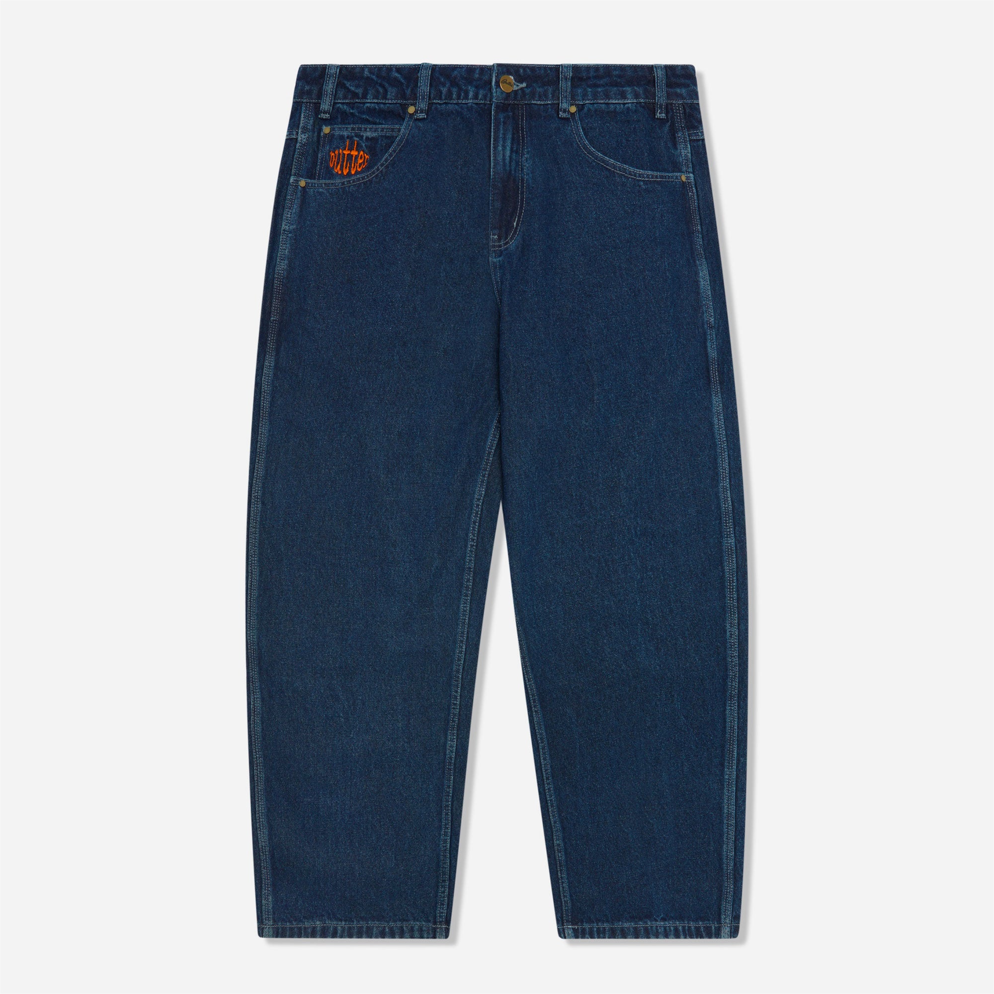 Butter Goods - Spider Denim Jeans (Baggy) - Dark Indigo