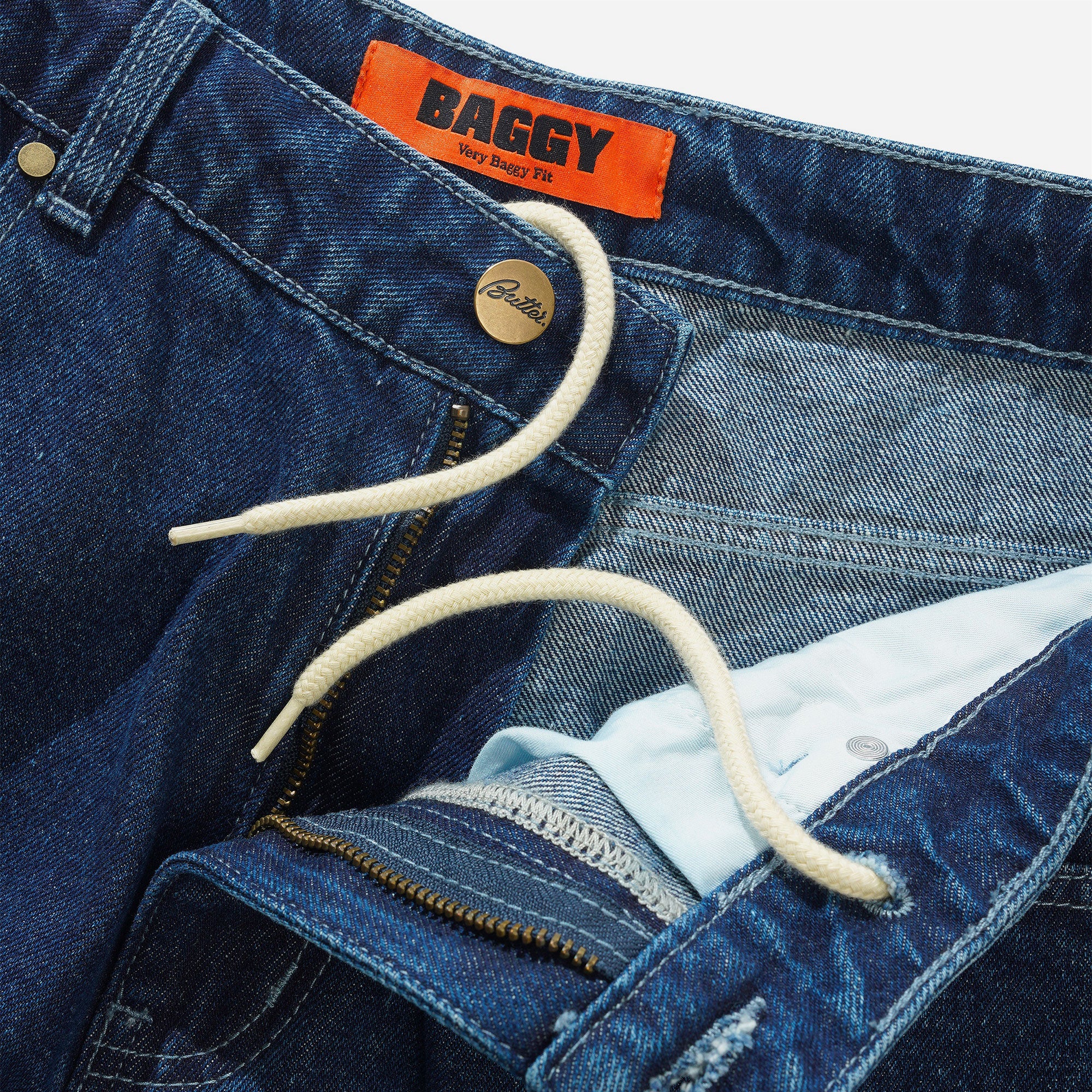 Butter Goods - Spider Denim Jeans (Baggy) - Dark Indigo