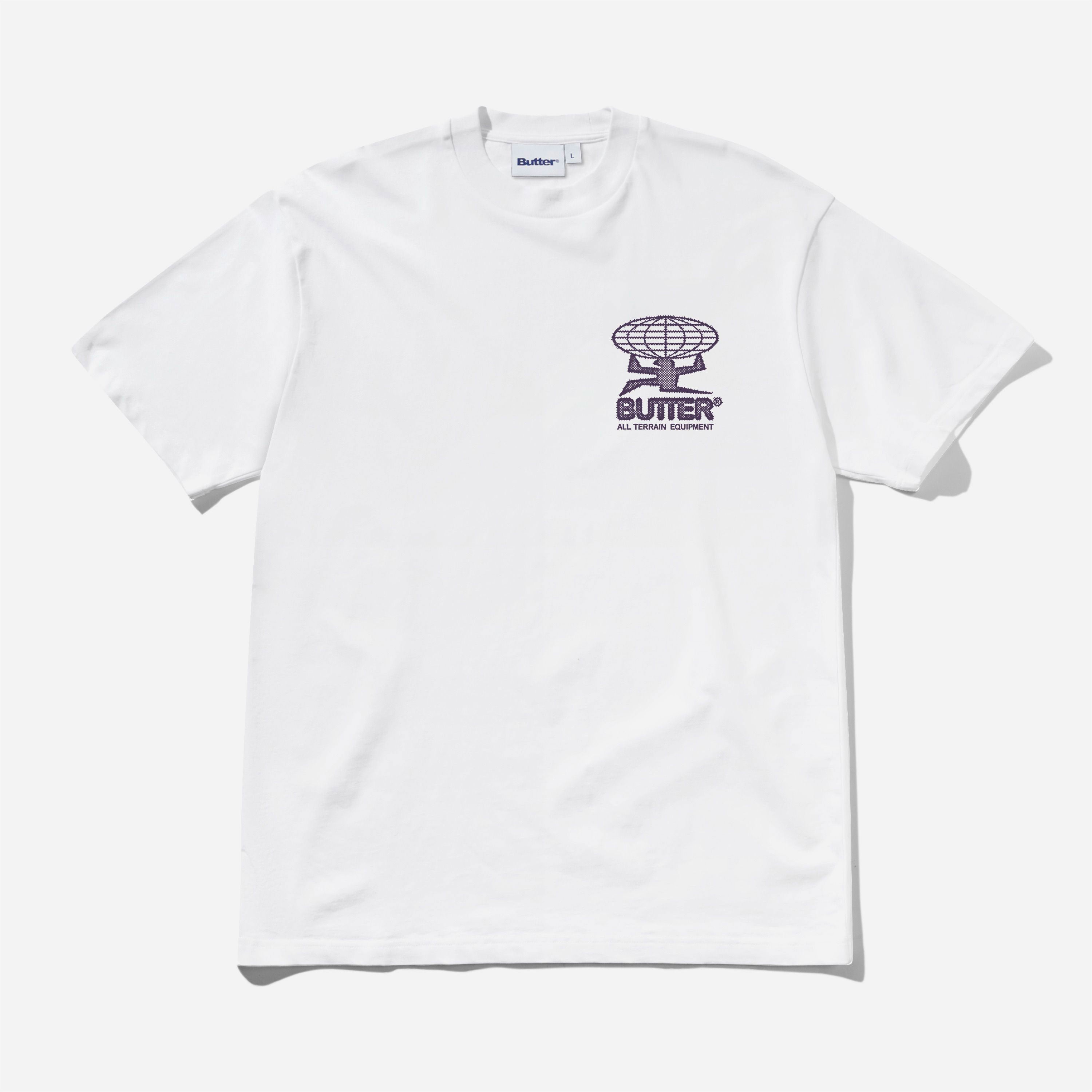 Butter Goods - Terrain Tee - White Purple