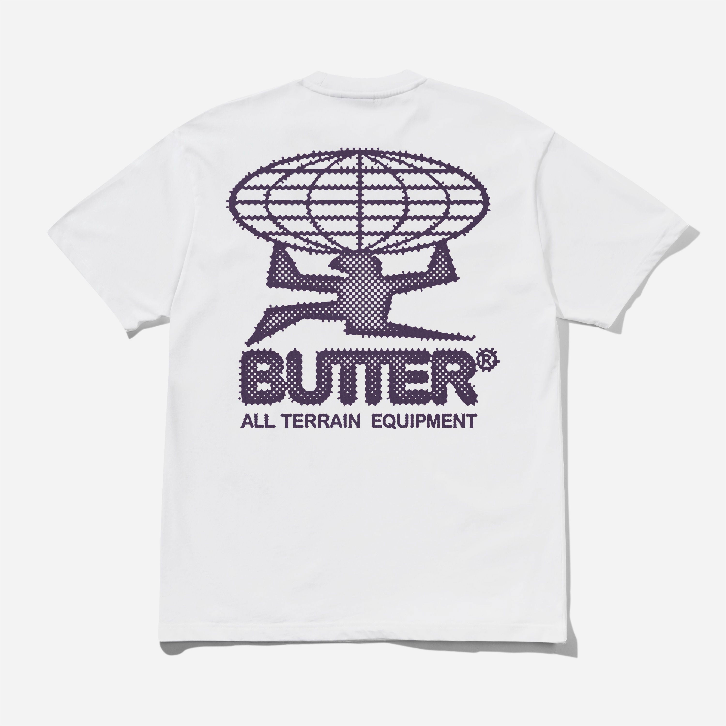 Butter Goods - Terrain Tee - White Purple