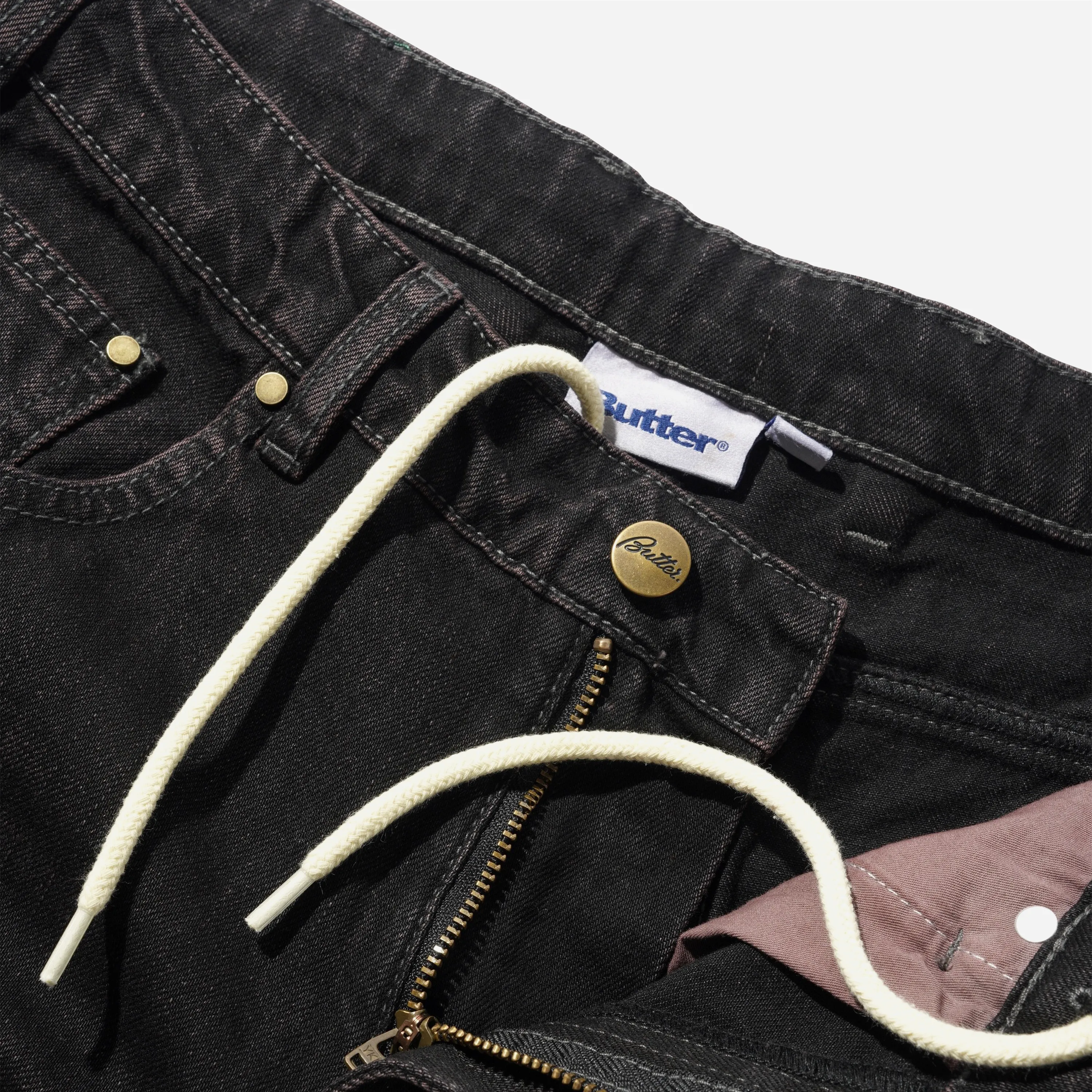 Jean Large Butter Goods - Wide Cut Denim Jeans Tinted Black