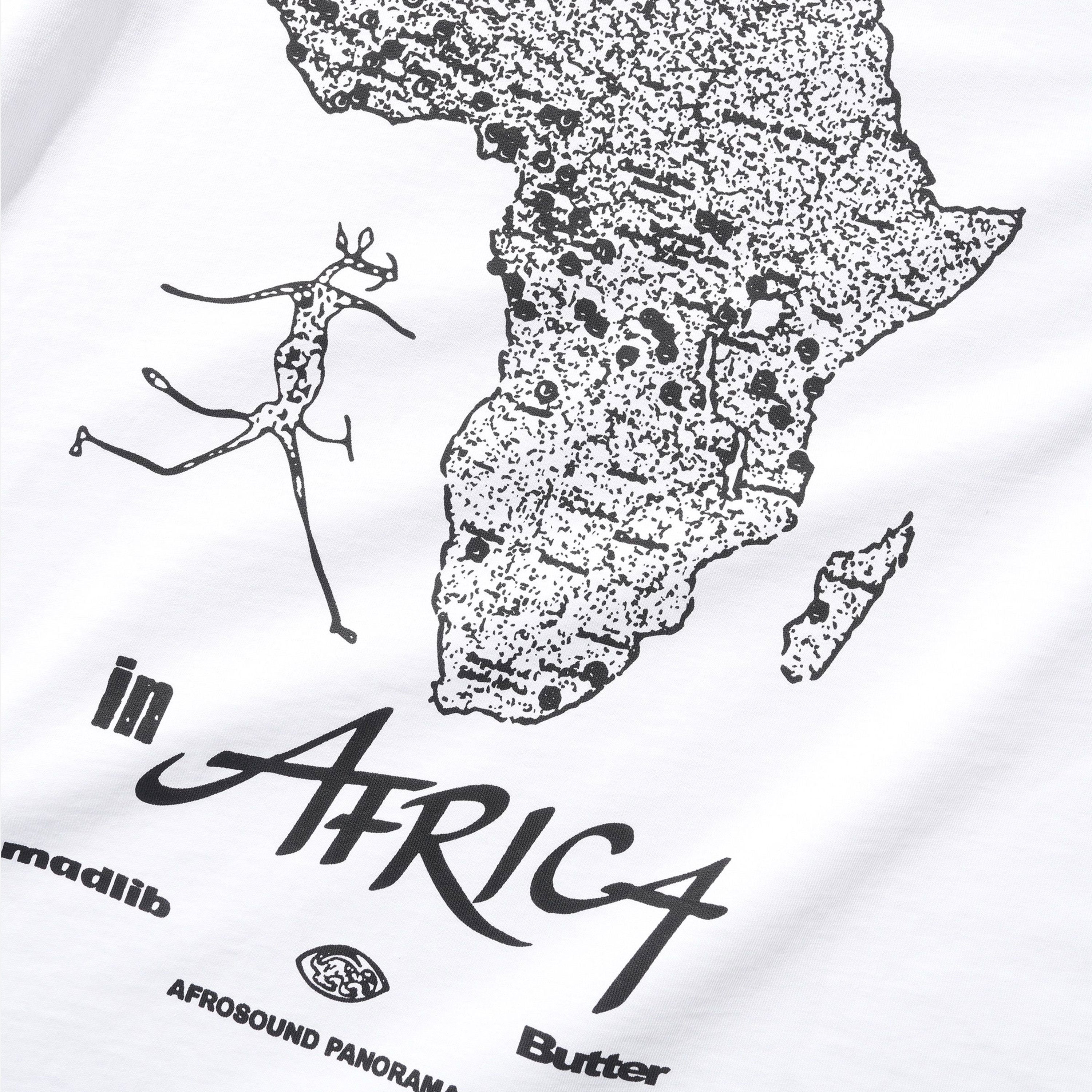 Butter Goods x Madlib - Africa Tee - White