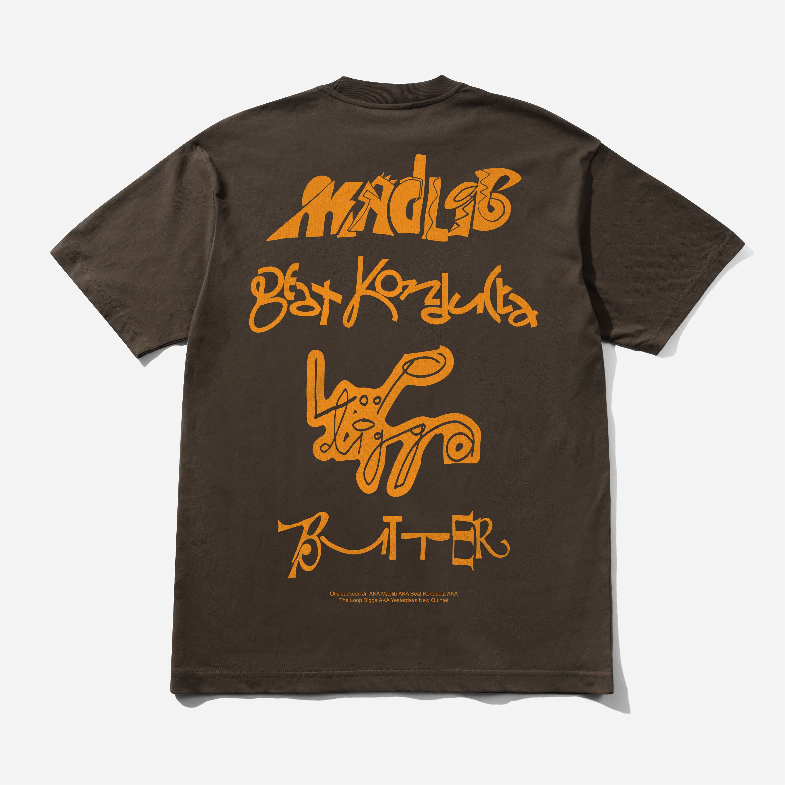Butter Goods x Madlib - Alias Tee - Brown