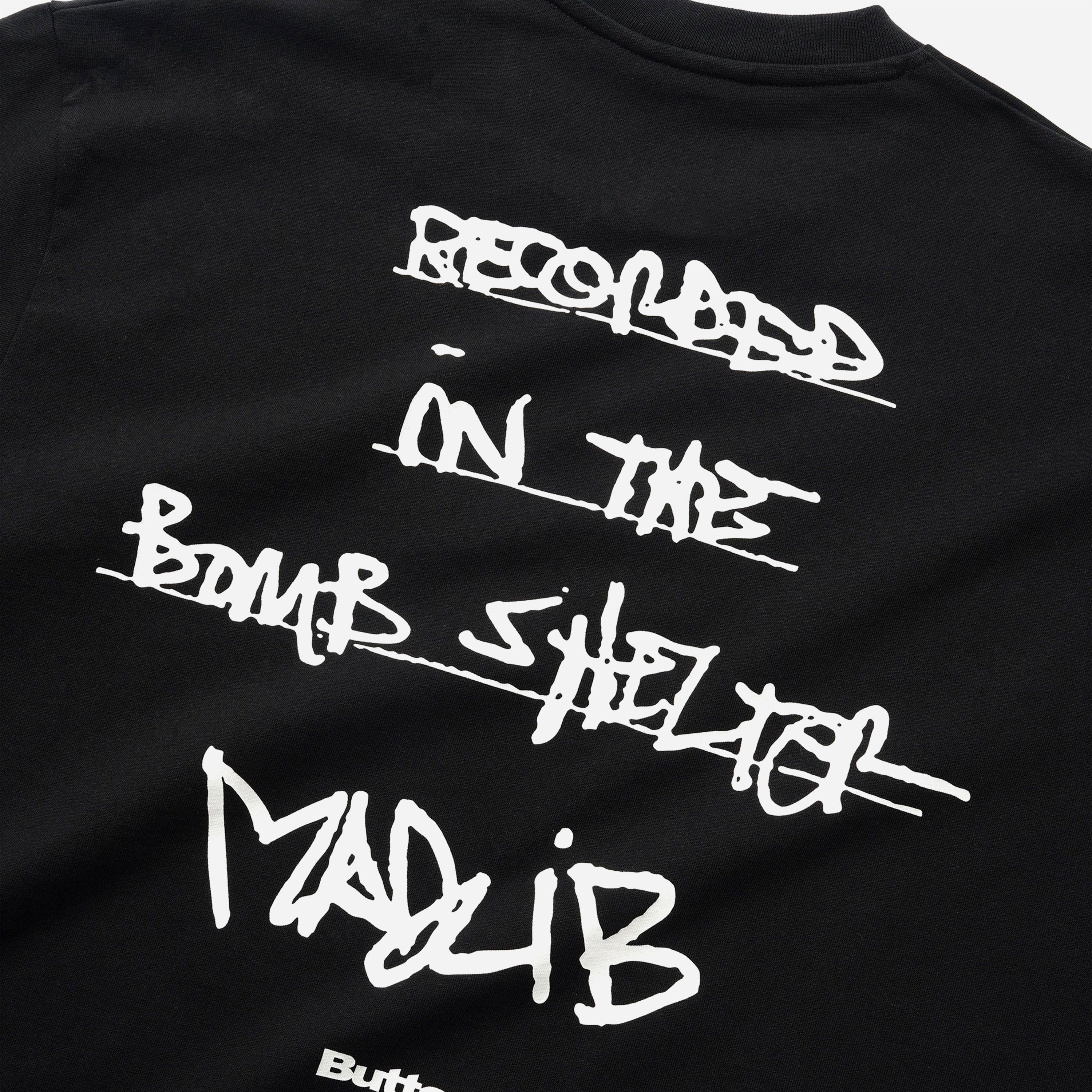Butter Goods x Madlib - Bomb Shelter Tee - Black