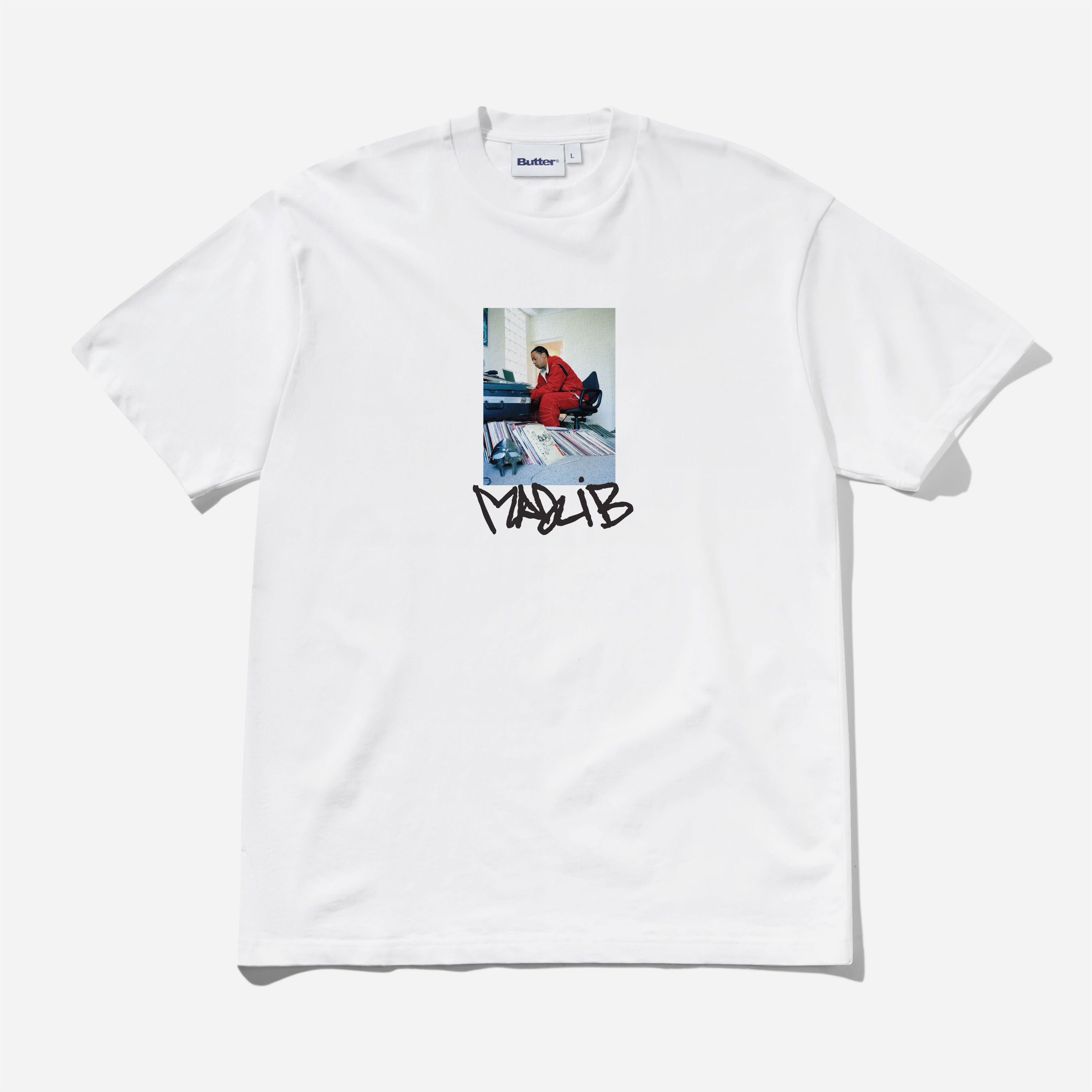 Butter Goods x Madlib - Bomb Shelter Tee - White