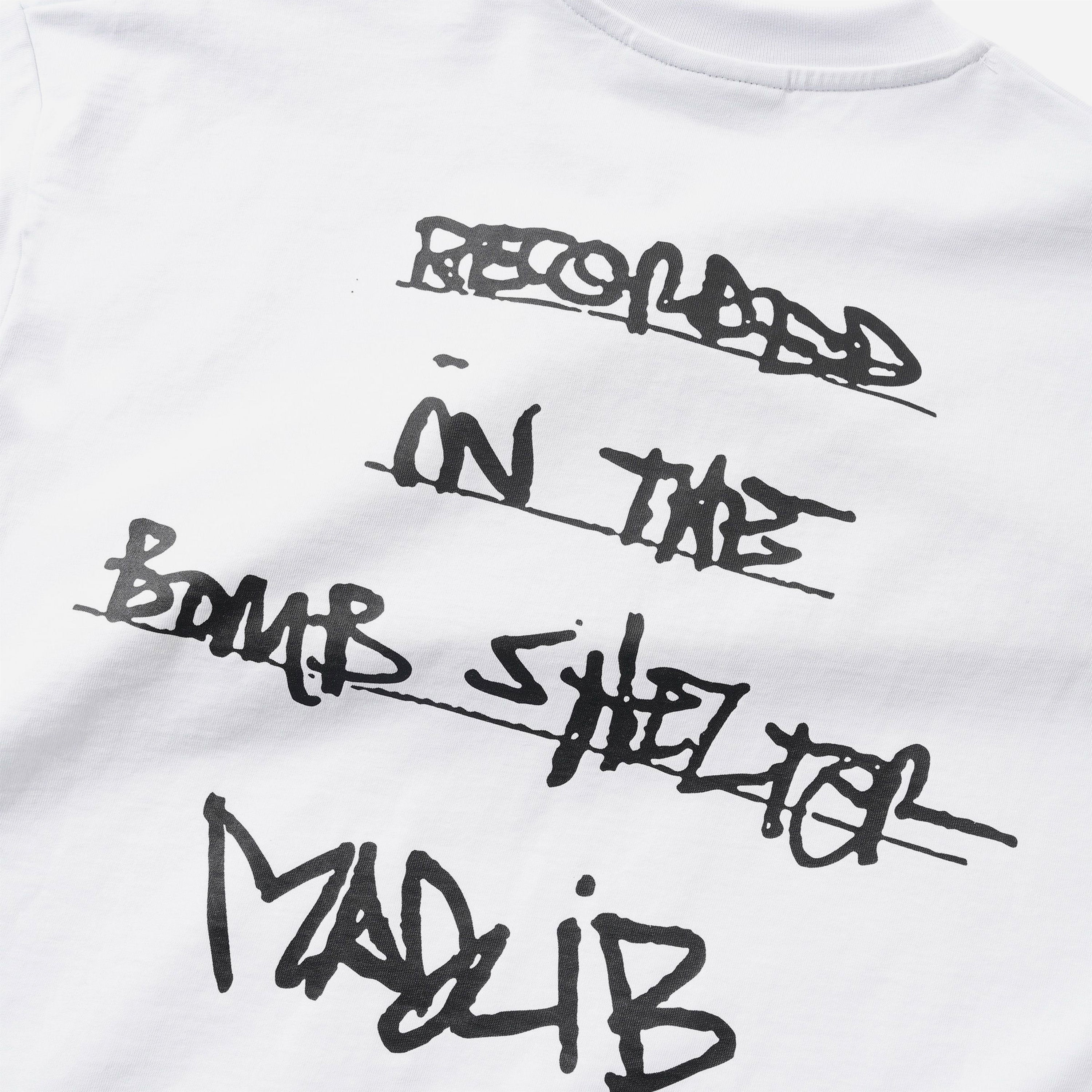 Butter Goods x Madlib - Bomb Shelter Tee - White