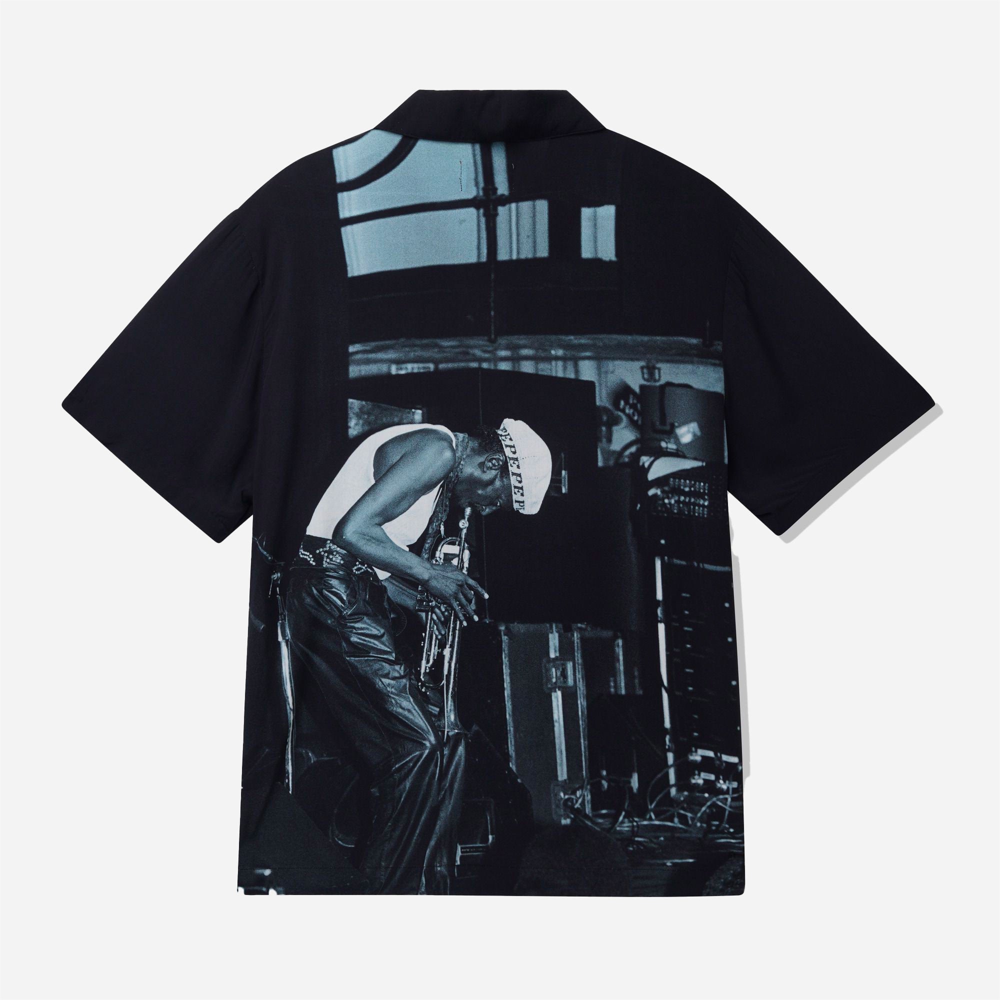 Butter Goods x Miles Davis - Savoy Rayon S/S Shirt - Black
