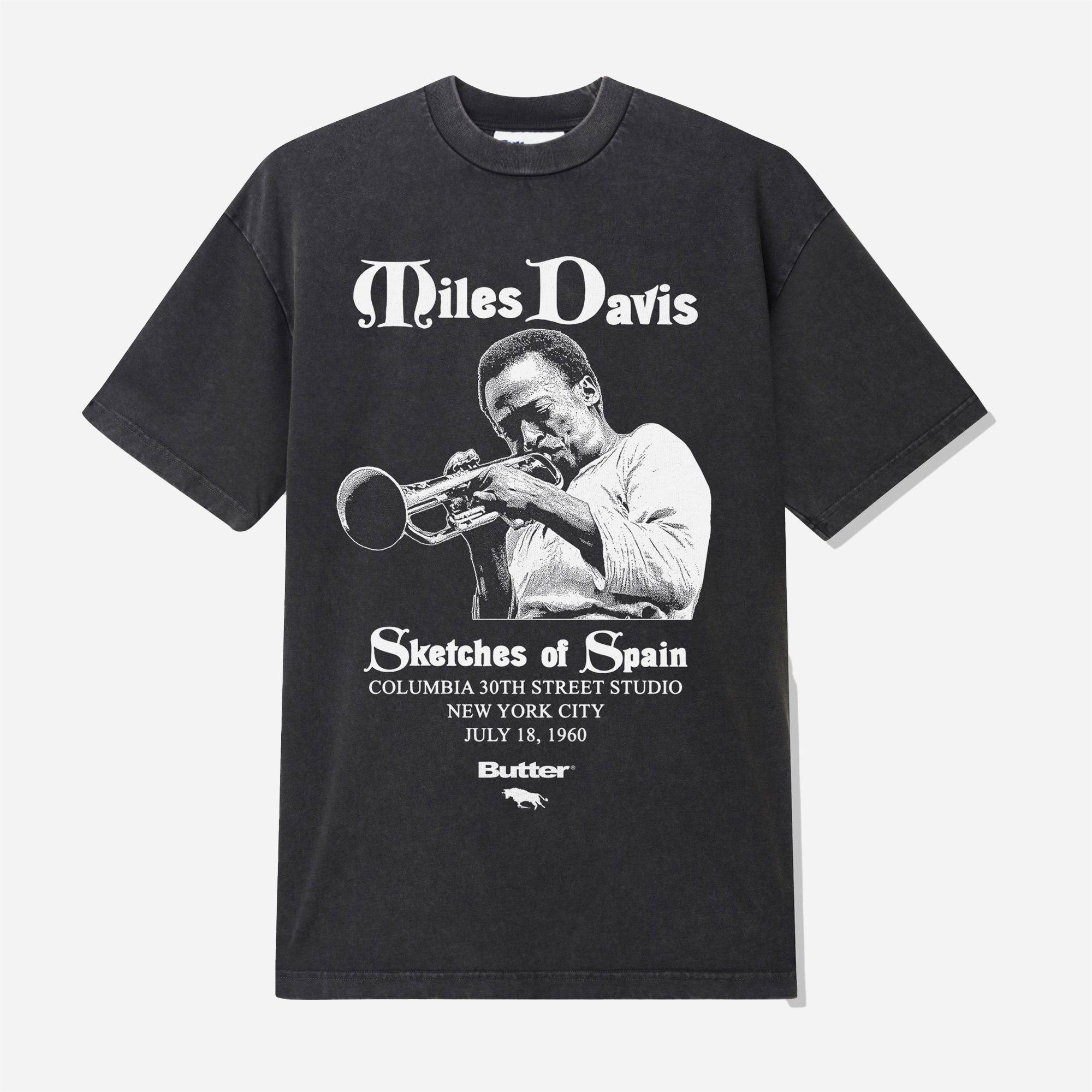 Butter Goods x Miles Davis - Sketches Of Spain Tee - Washed Black