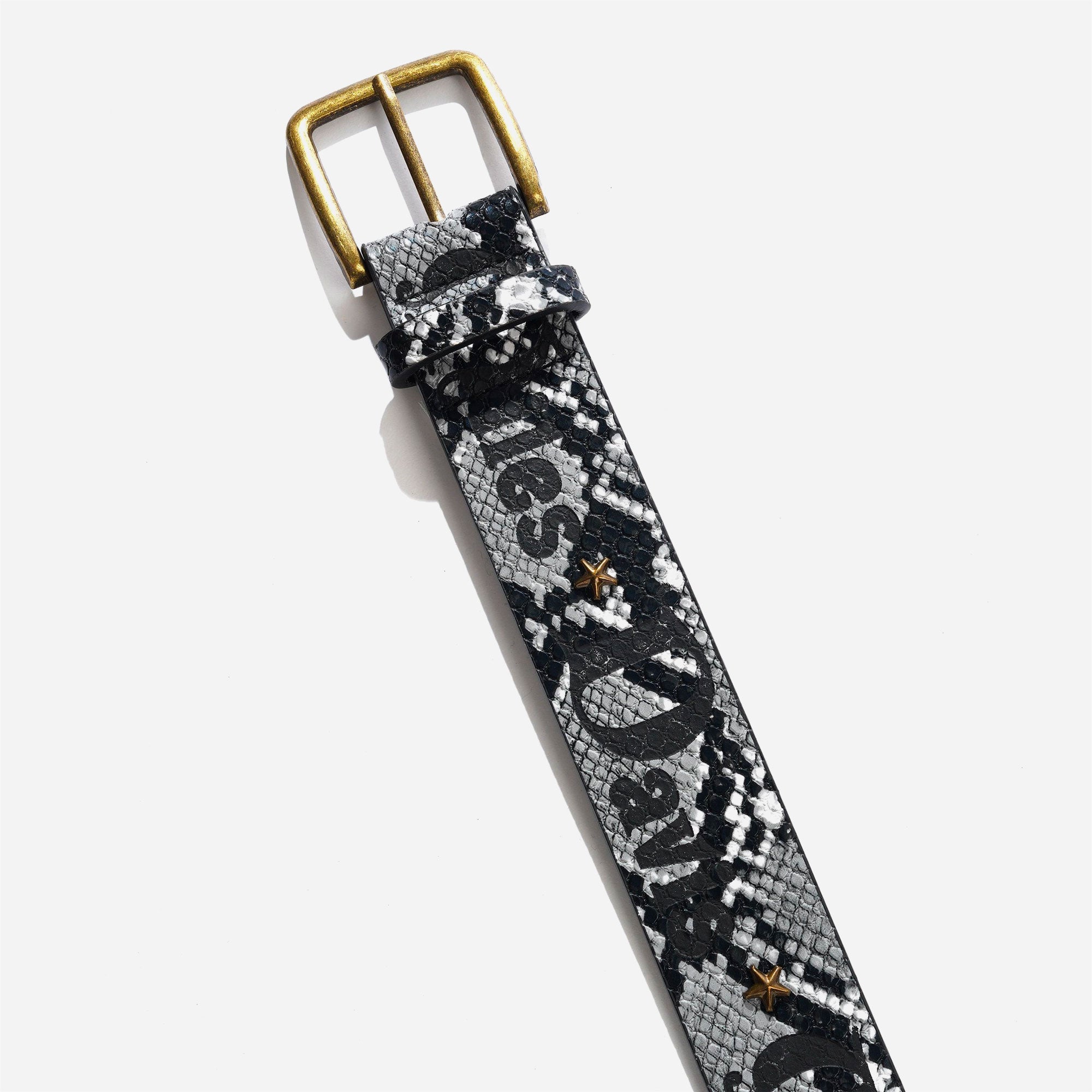 Butter Goods x Miles Davis - Miles Studded Belt - Snakeskin