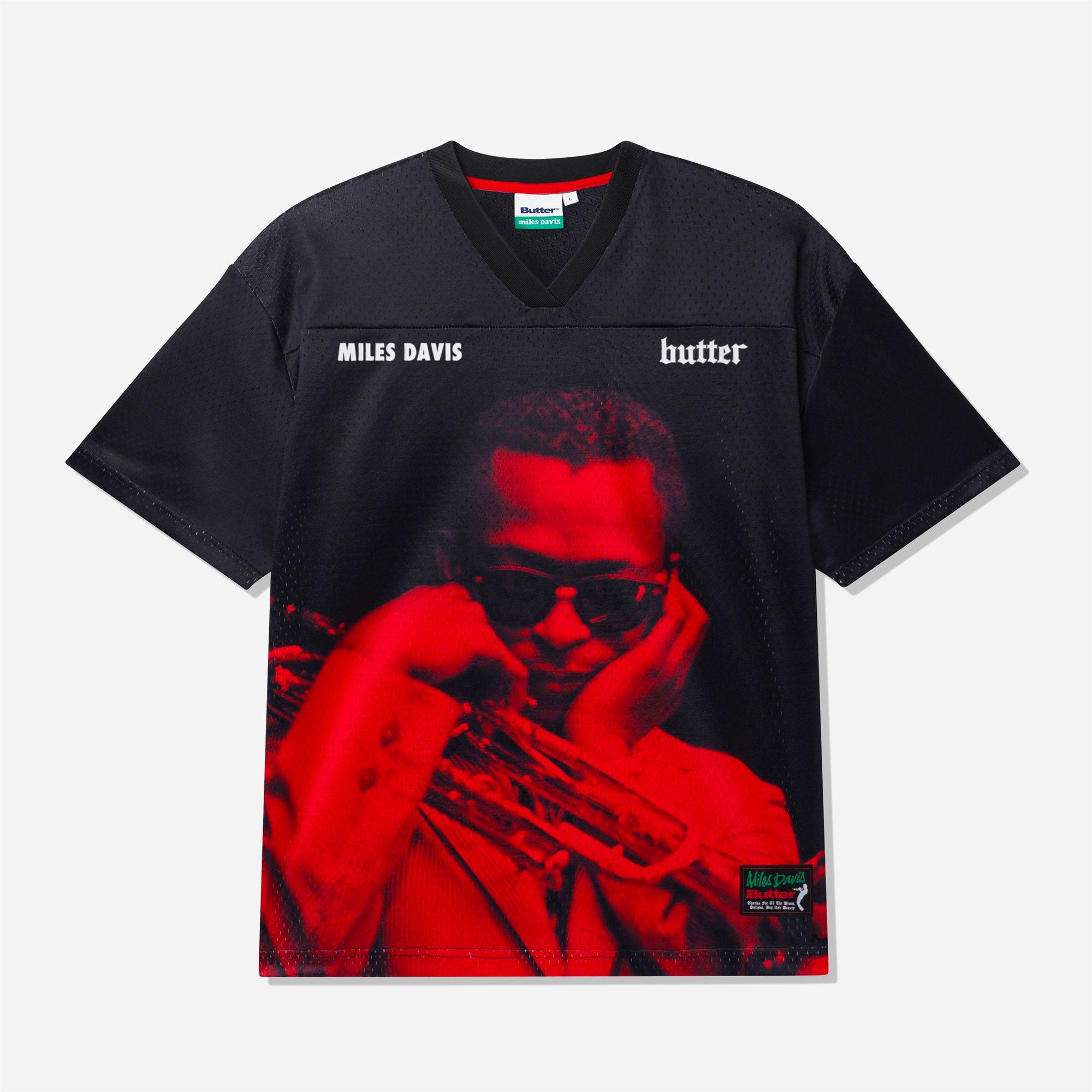 Butter Goods x Miles Davis - Round About Midnight Jersey - Black