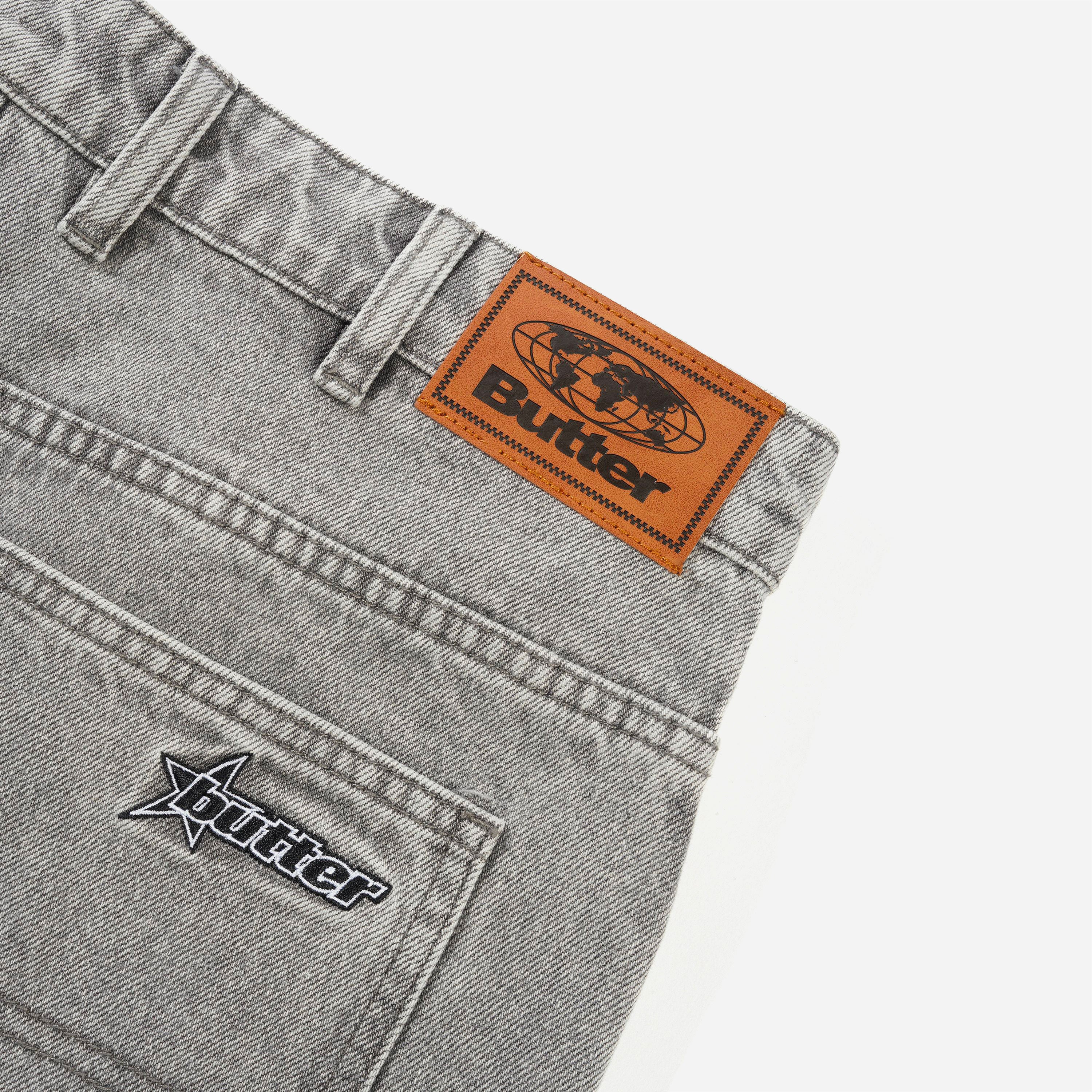 Butter Goods - Racer Denim Jeans - Grey Wash