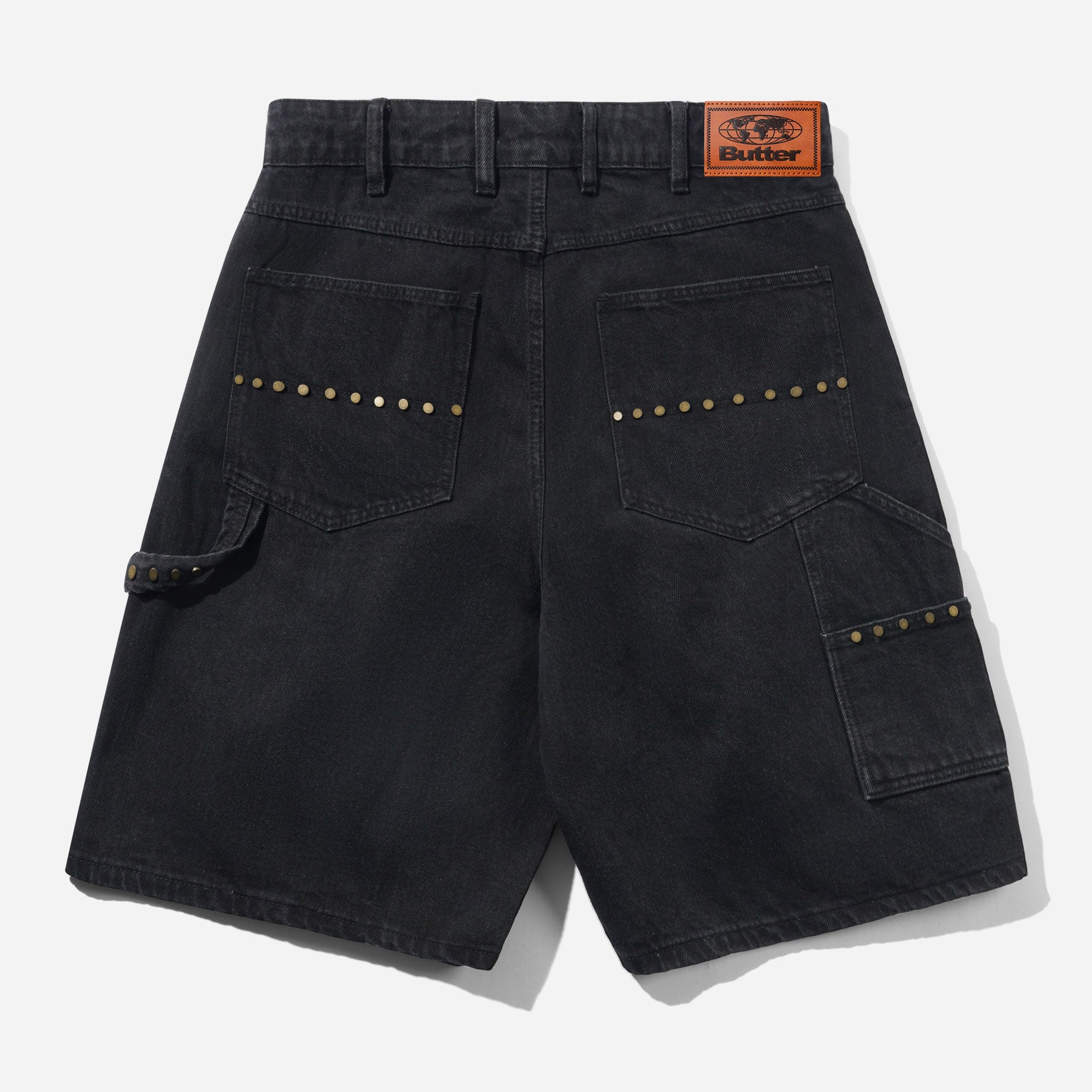BUTTER GOODS - Rivet Denim Shorts - Washed Black