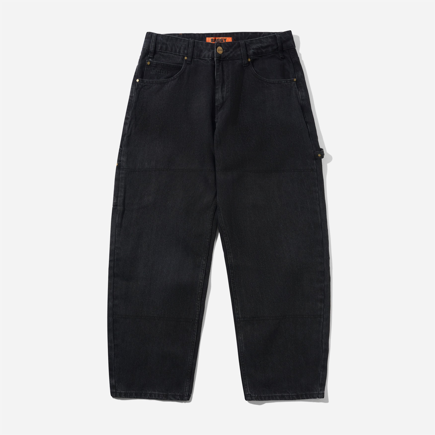 Butter Goods - Rivet Denim Jeans (BAGGY) - Washed Black