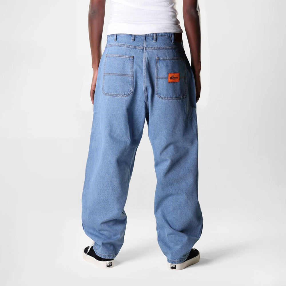 Butter Goods - Santosuosso Denim Jeans (Baggiest) - washed indigo