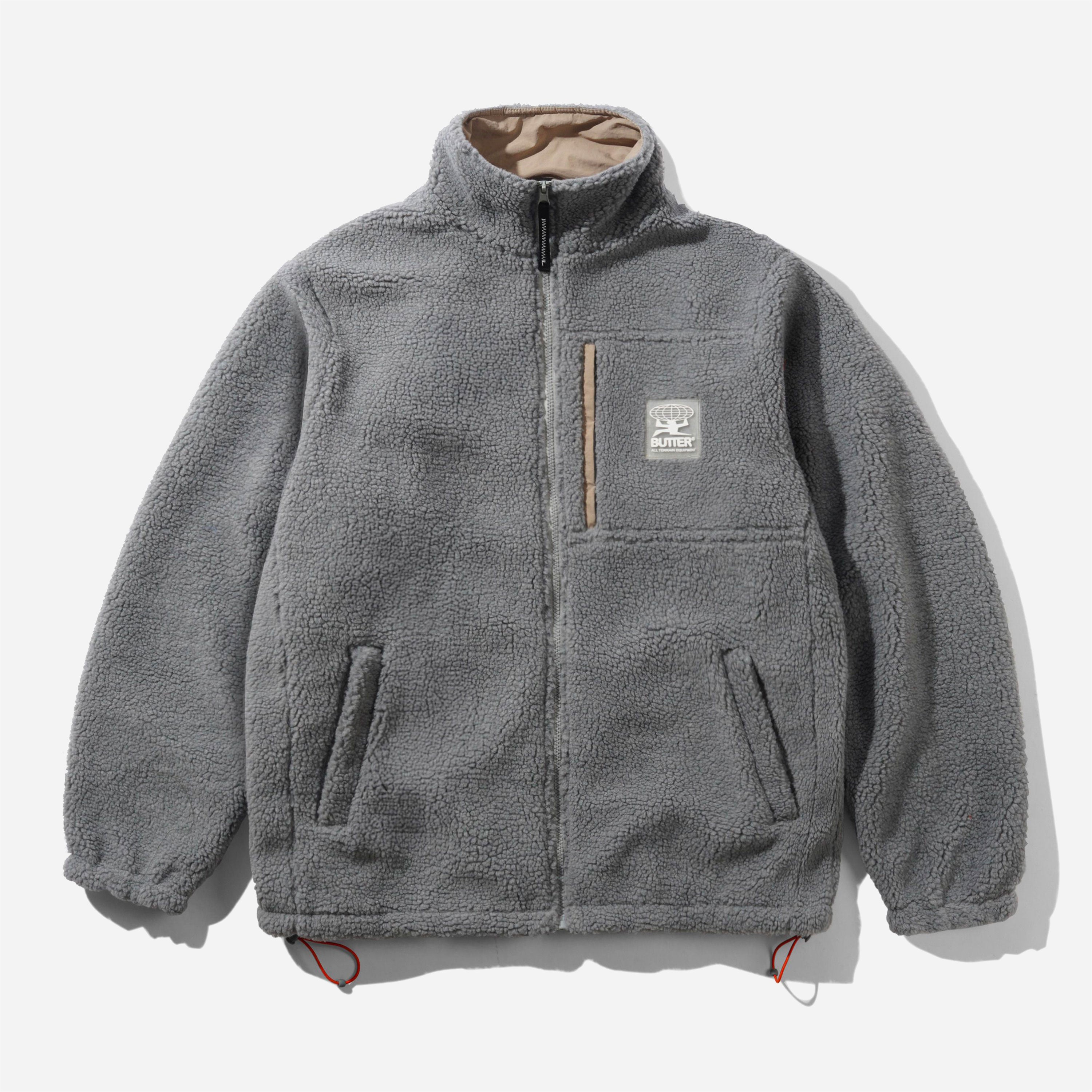 Butter Goods - Terrain Highpile Jacket - Grey