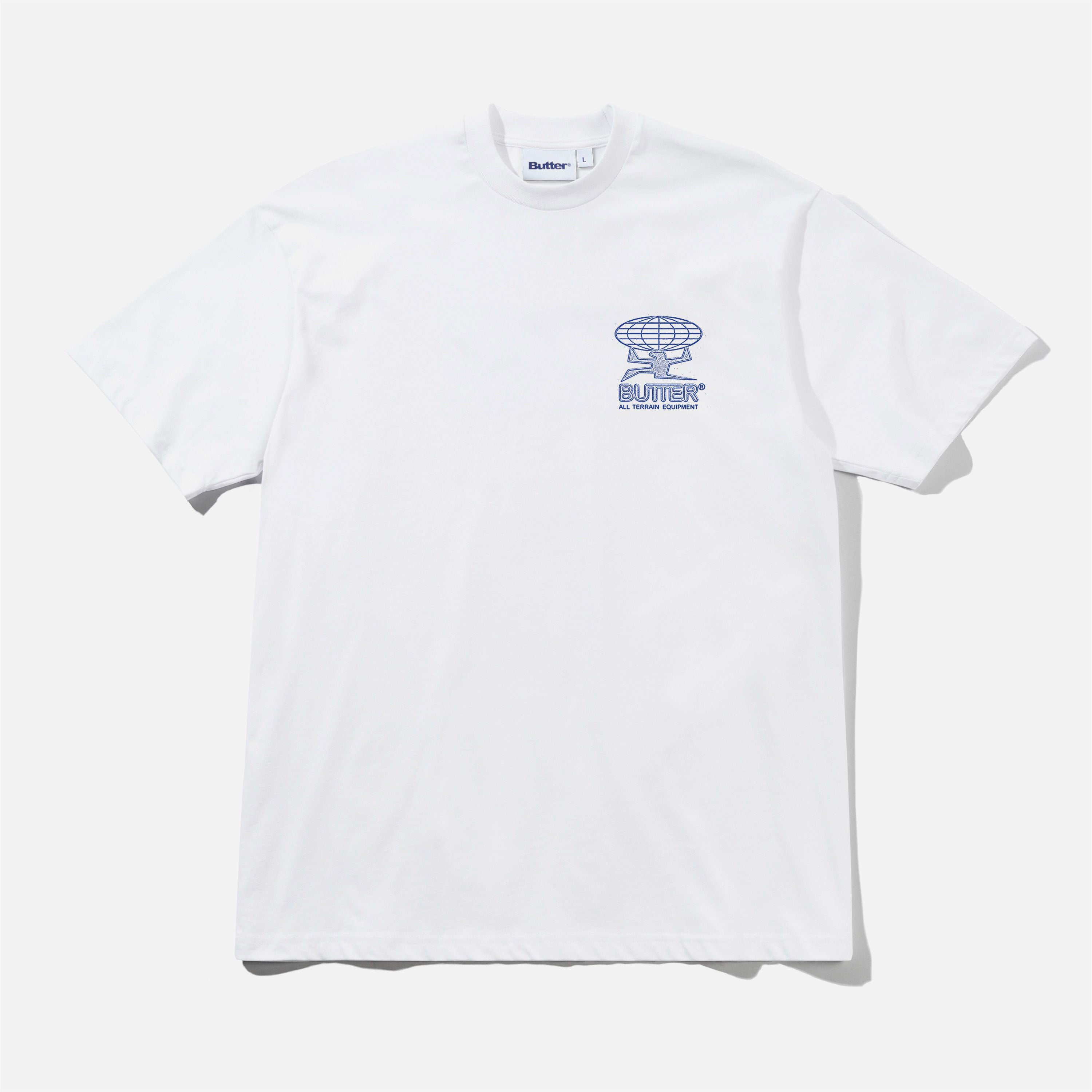 Butter Goods - Terrain Tee - White Blue