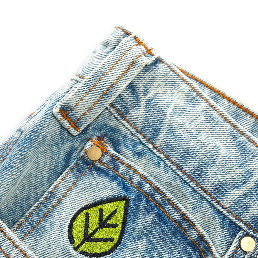 Butter Goods - Weathergear Denim Shorts - Faded Light Wash