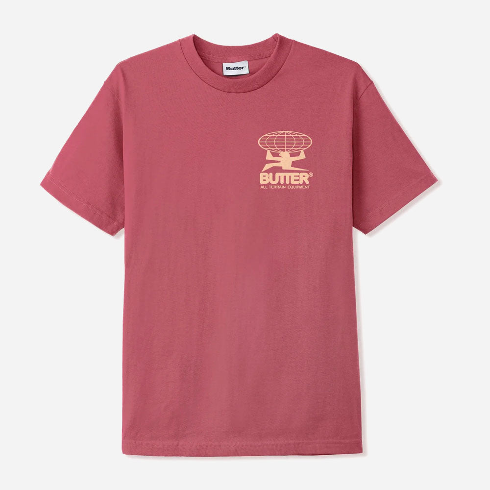 Butter Goods - All Terrain Tee - Rhubarb