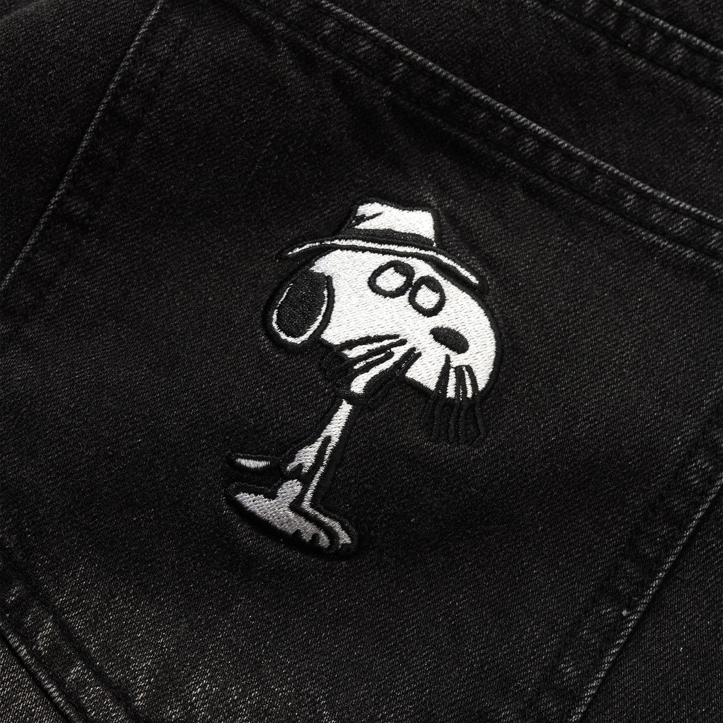 Butter Goods x Peanuts - Spike Denim Jeans - Faded Black