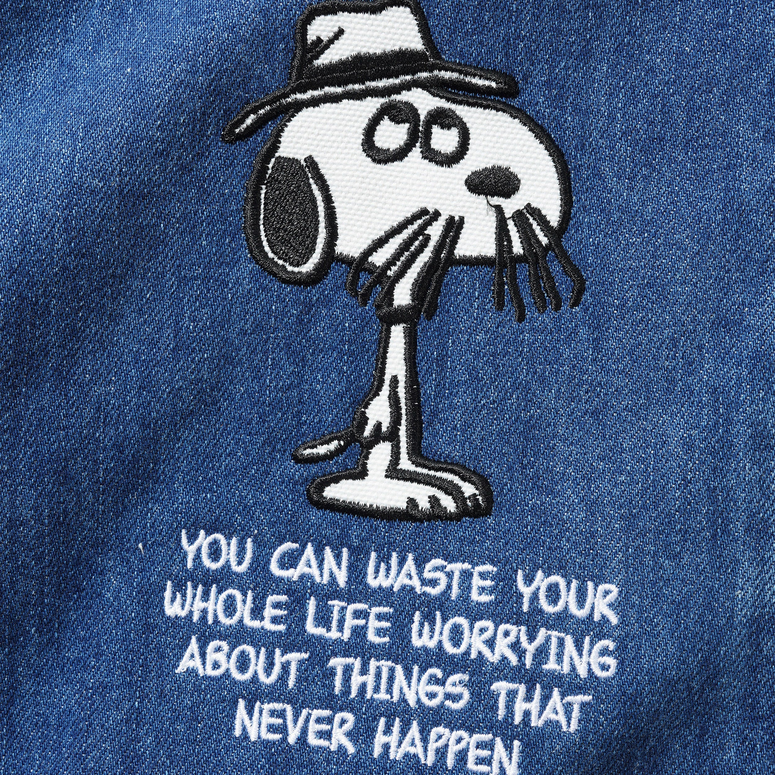 Butter Goods x Peanuts - Spike Jacket - Distressed Indigo