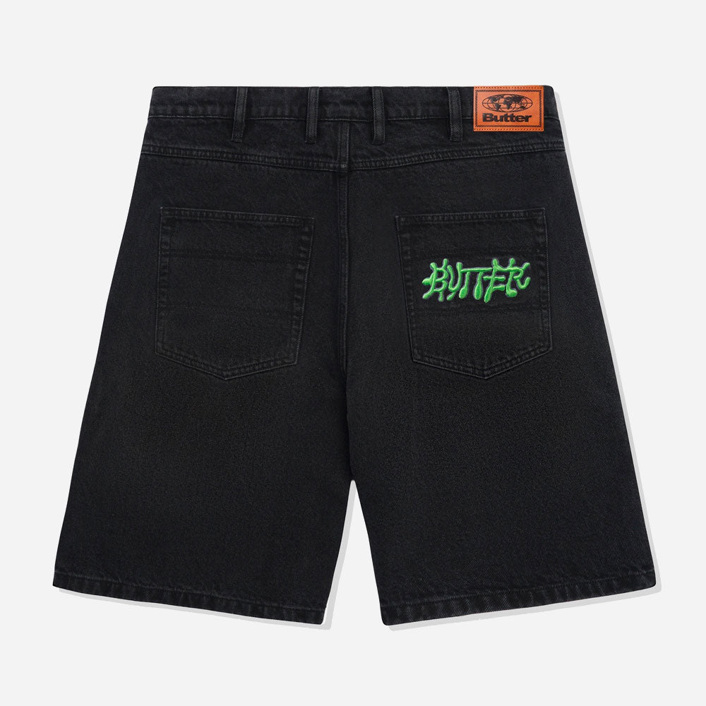 Butter Goods - Ink Denim Shorts - Worn Black