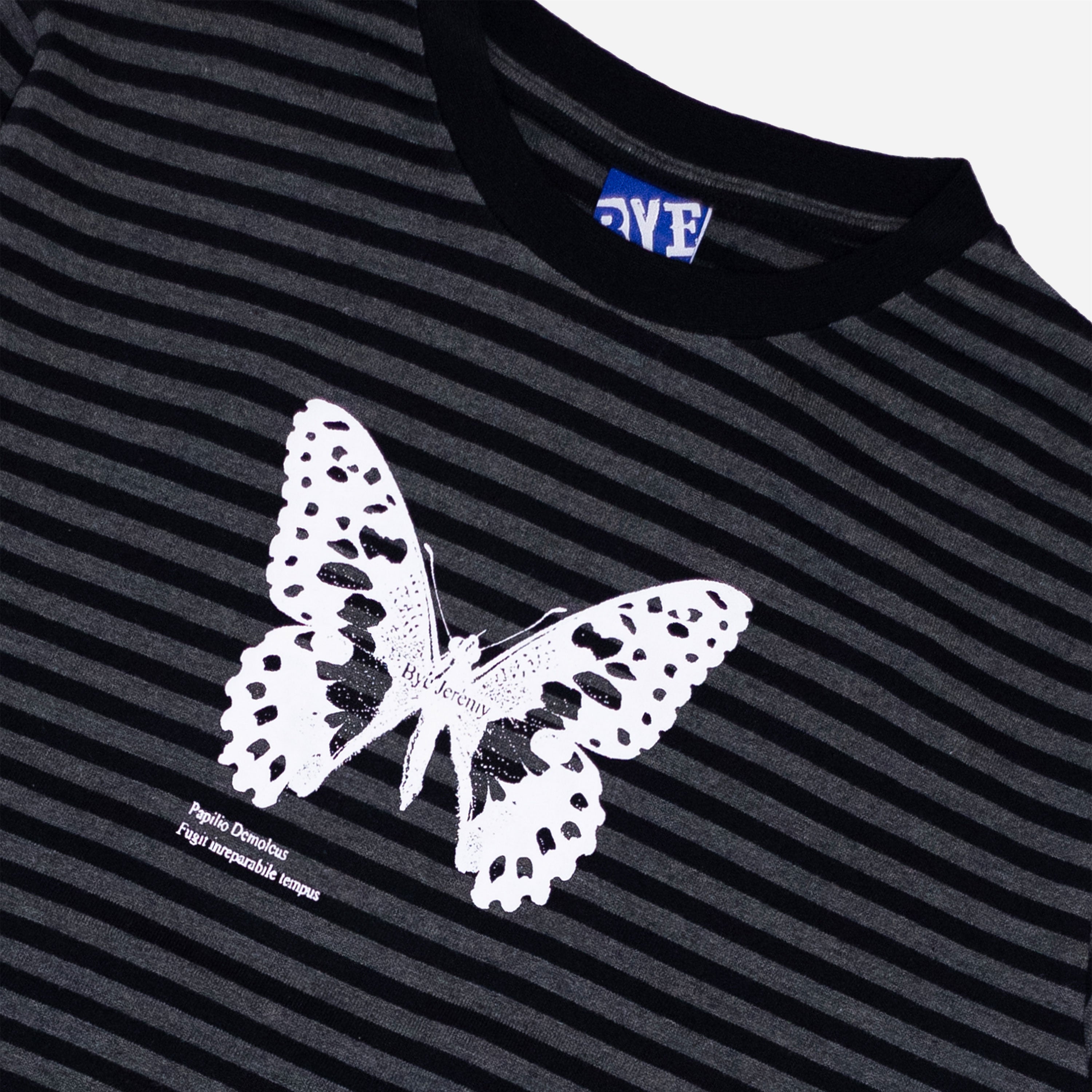 Detail Bye Jeremy Butterfly Longsleeve T-shirt Grey 