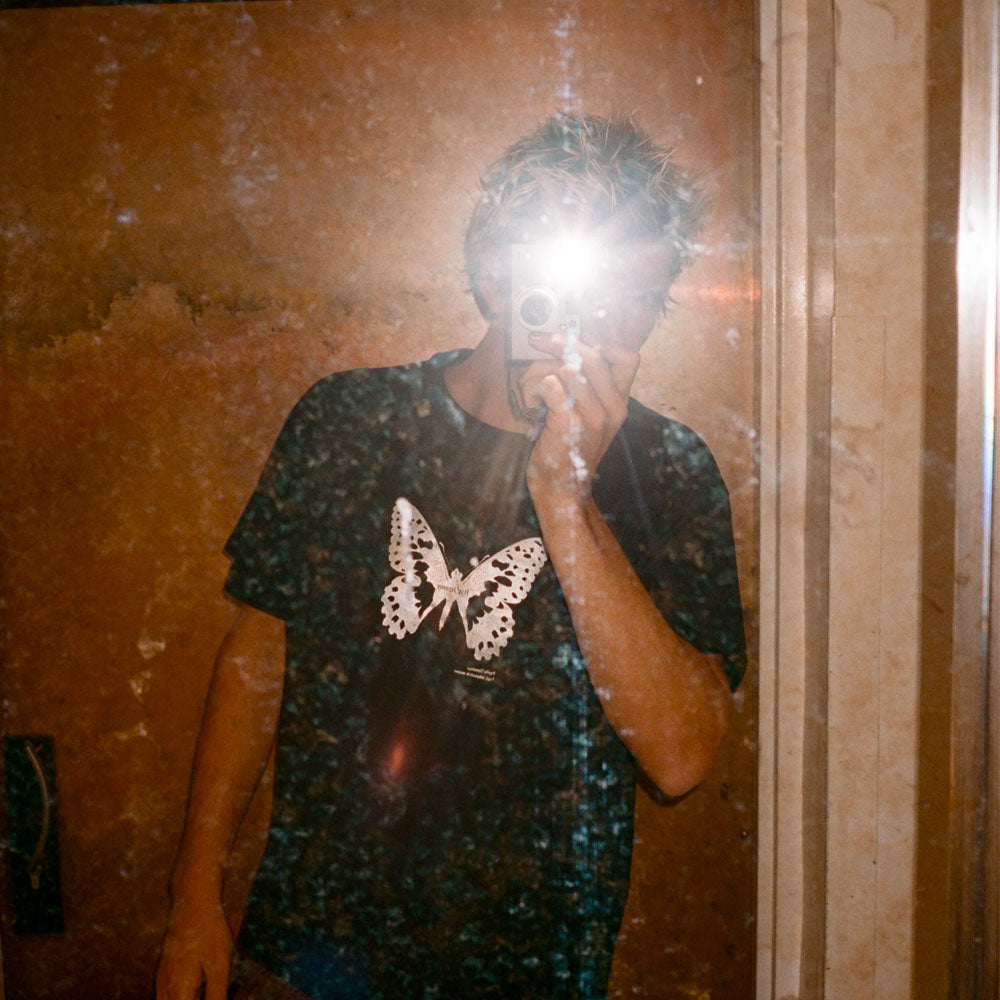 Bye Jeremy - Butterfly Tee - Black / White