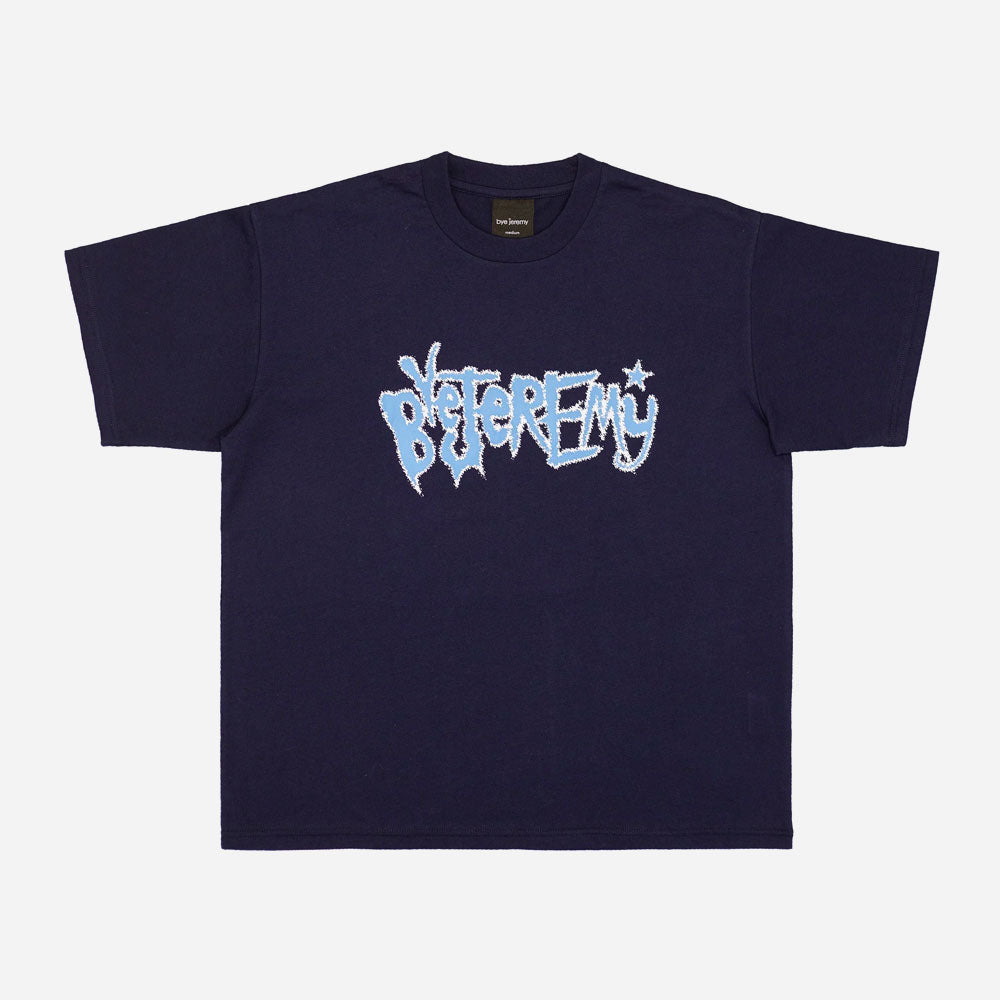 Bye Jeremy - Slipping Tee - Navy