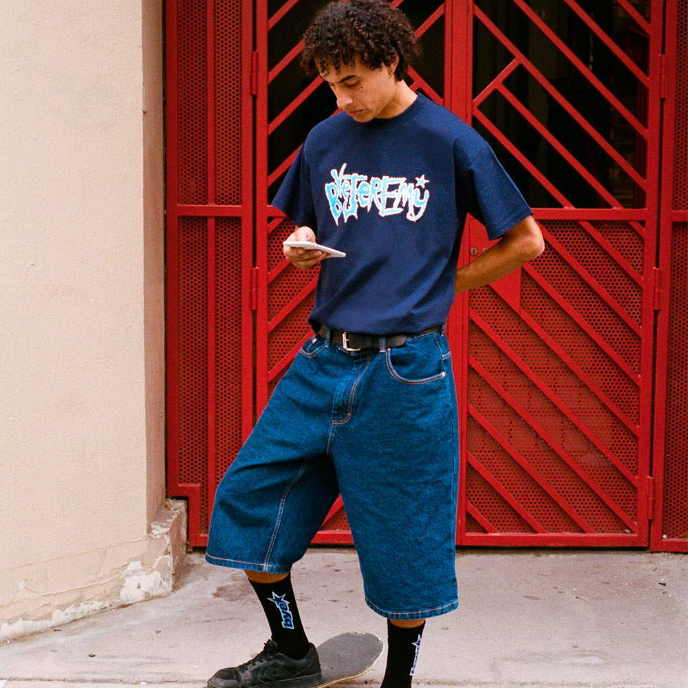 Bye Jeremy - Jeremy's Shorts - Blue