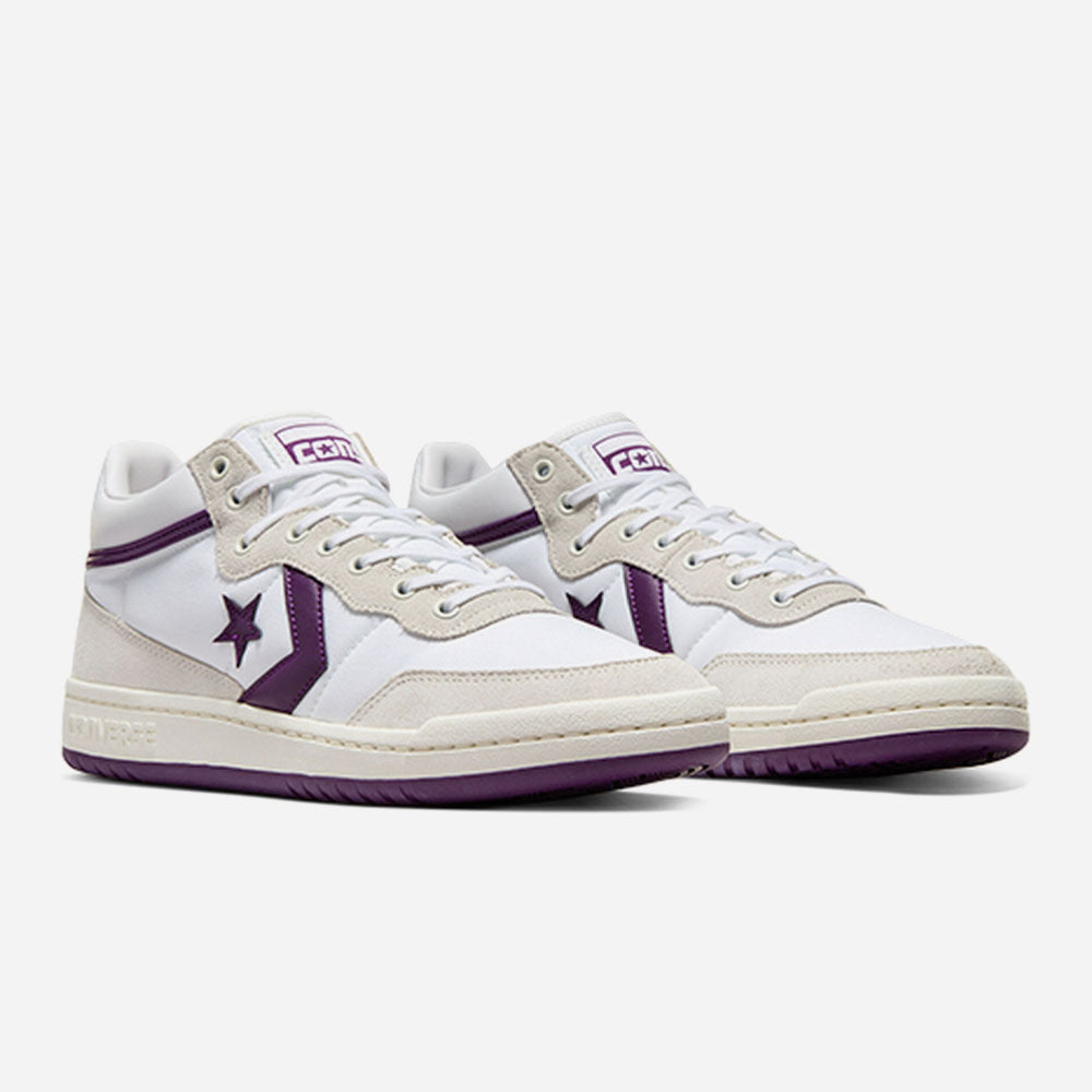 CONS - FASTBREAK PRO MID - White - Vaporous Gray - Purple