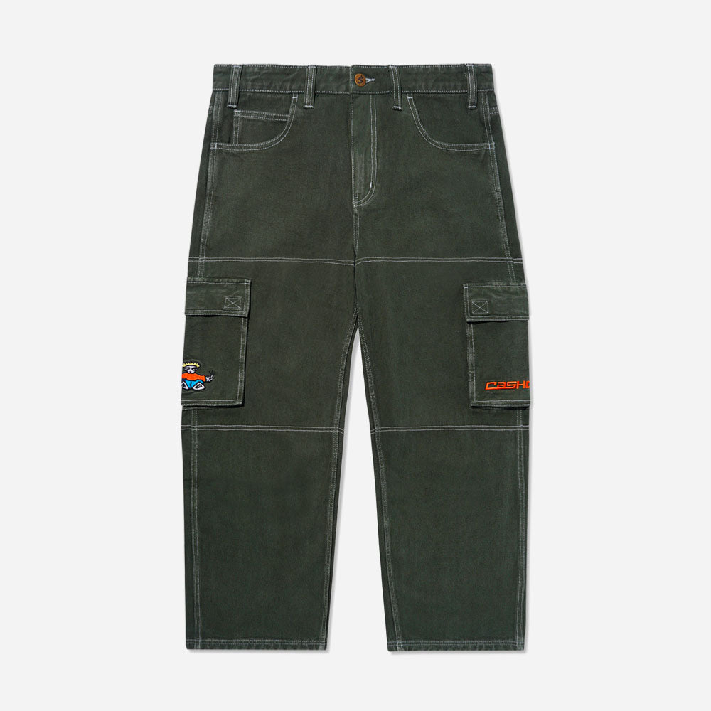 Cash Only - Aleka Cargo Jeans - Washed Army