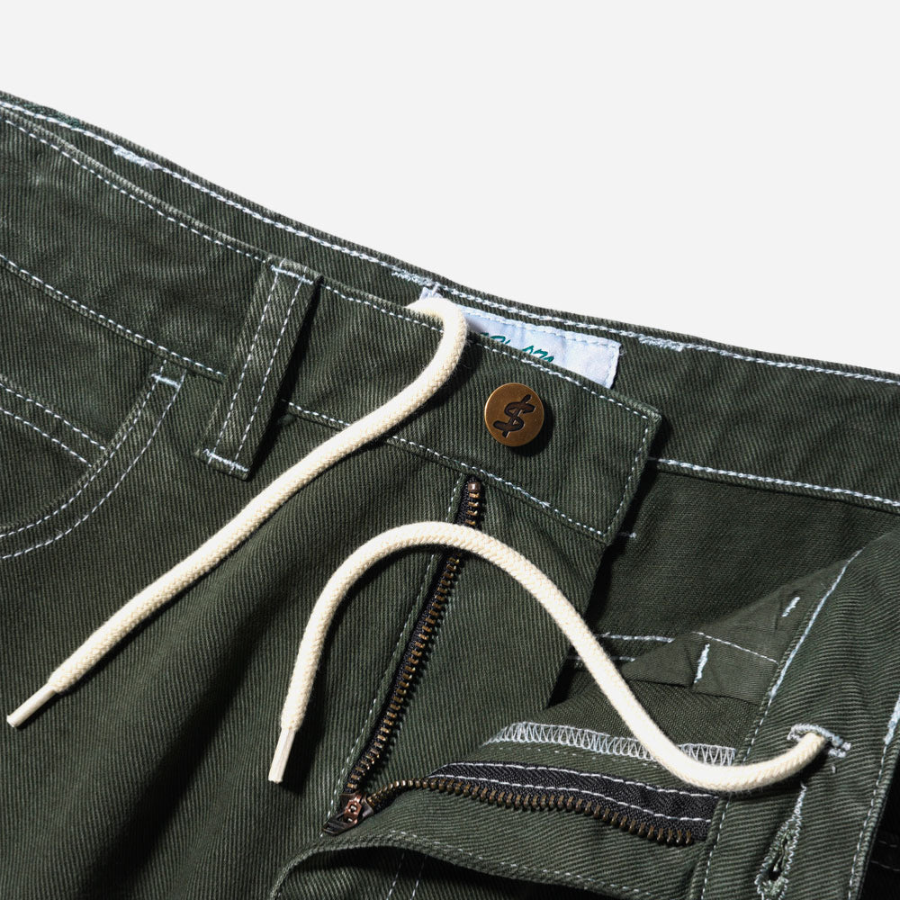 Cash Only - Aleka Cargo Jeans - Washed Army