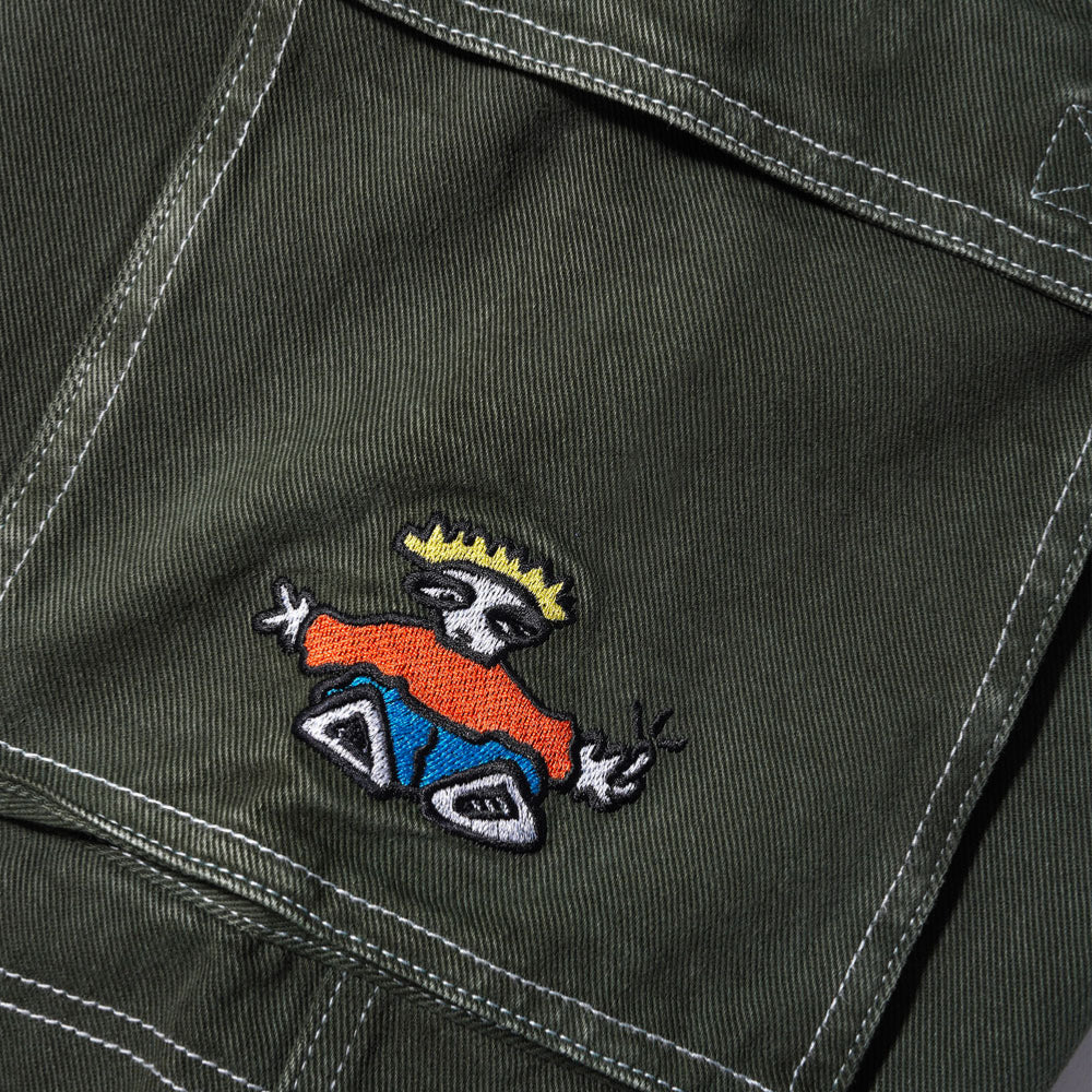 Cash Only - Aleka Cargo Jeans - Washed Army