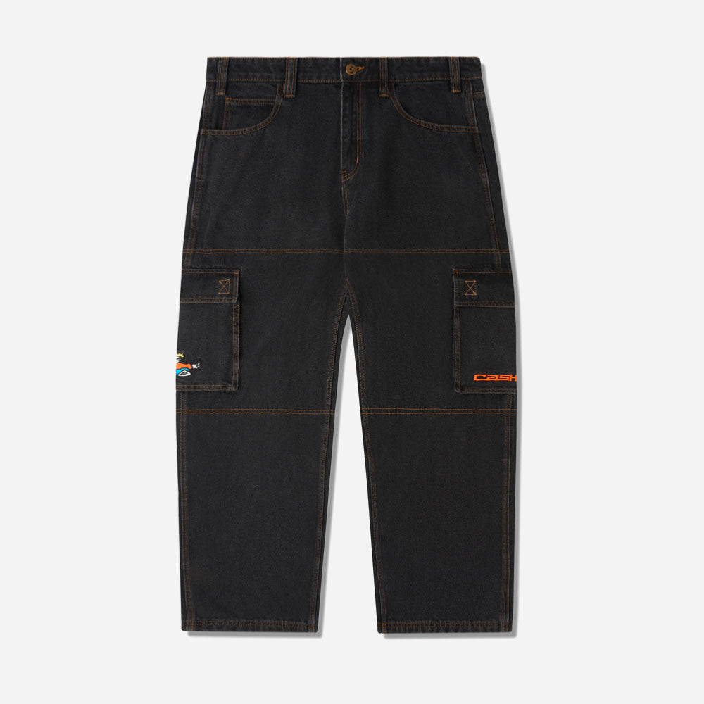 Cash only - Aleka Cargo Jeans - Faded Black